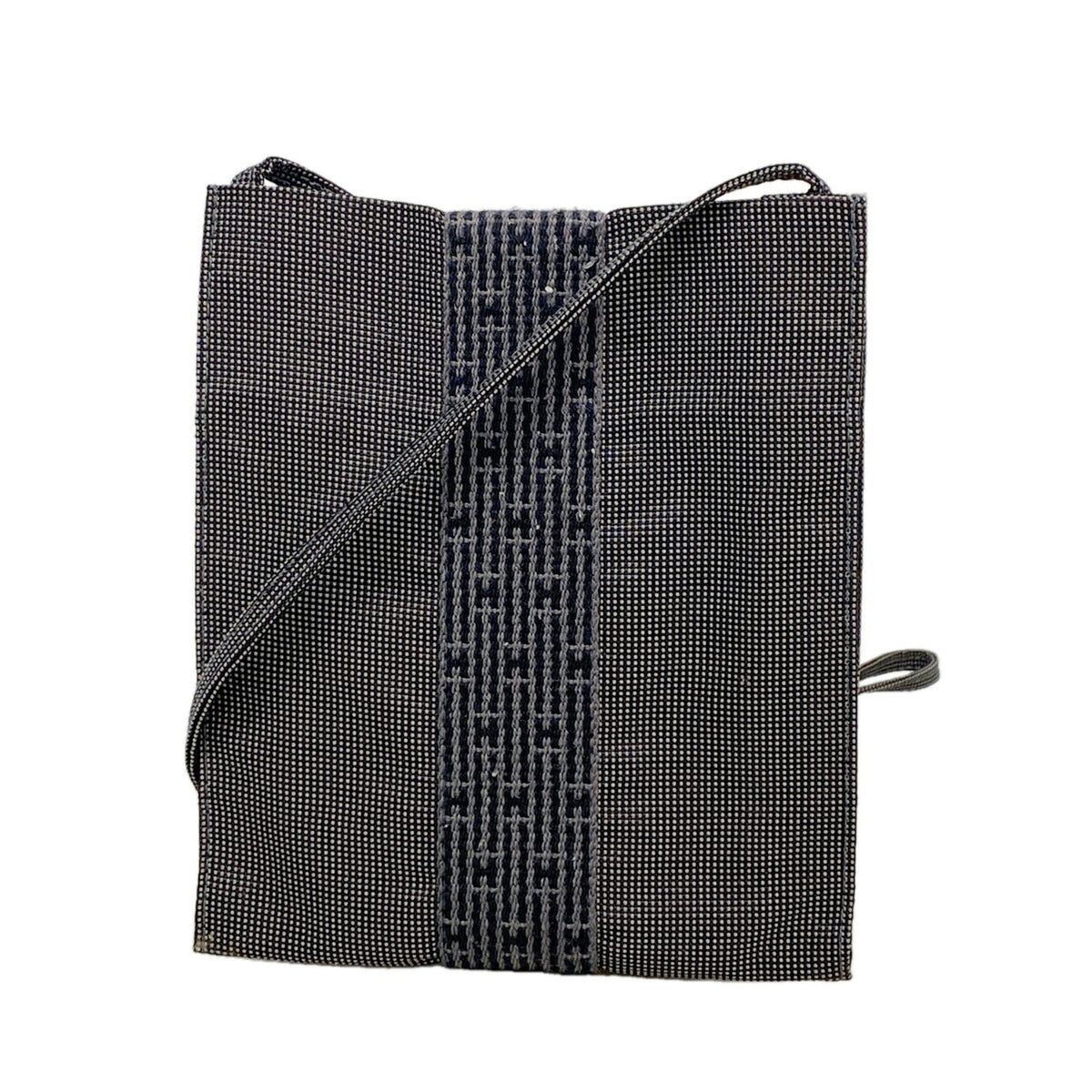 Hermes Gray Nylon Shoulder Bag (Pre-Owned)