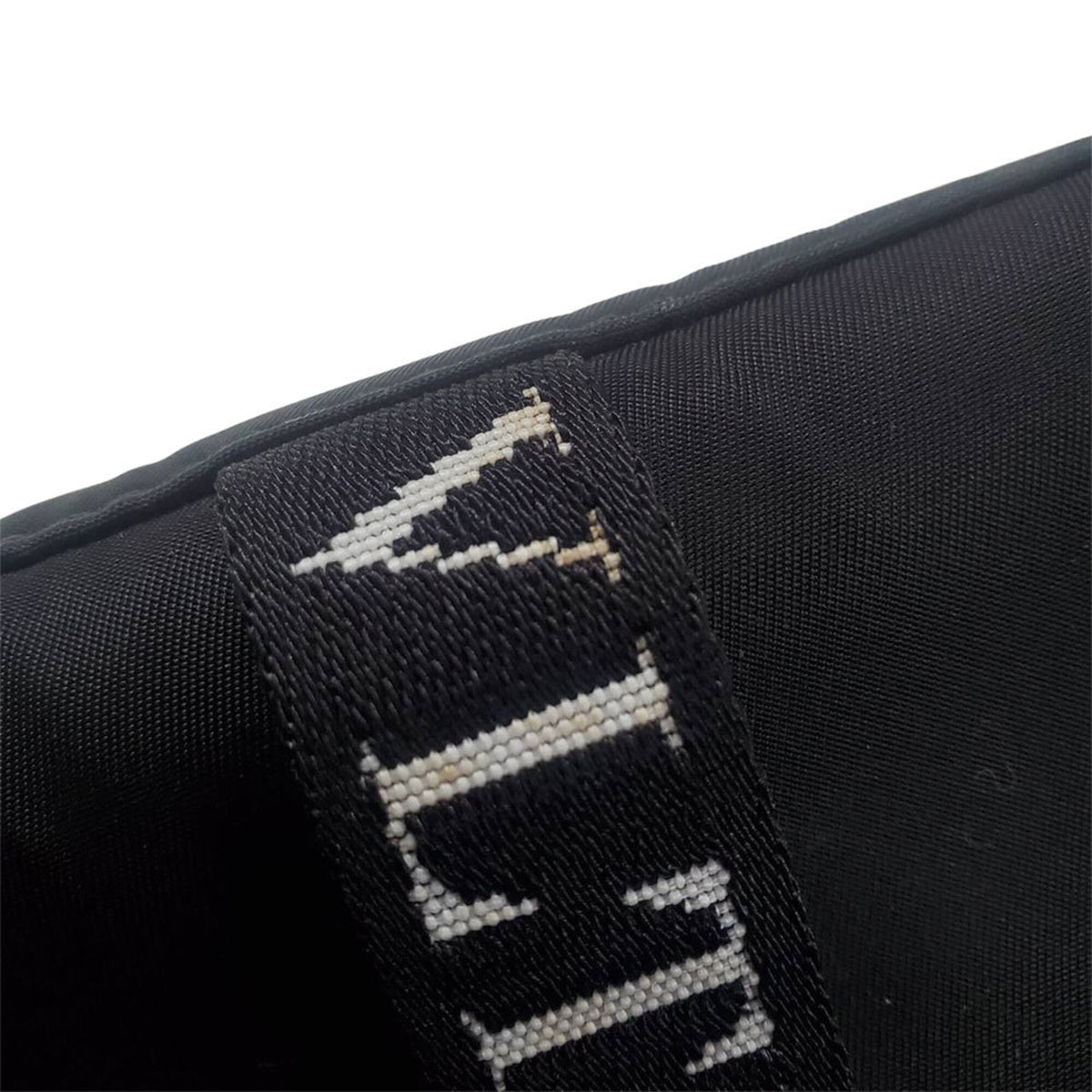 Valentino Black Nylon Handbag Sling Bag (Pre-Owned)
