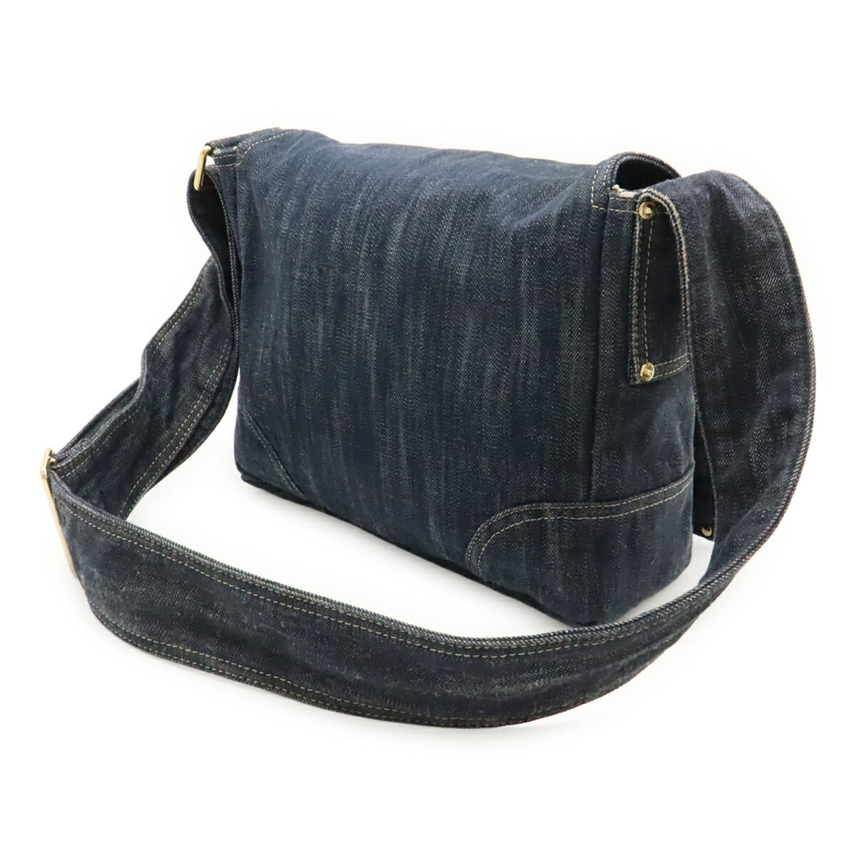Chanel Denim Denim Shoulder Bag (Pre-Owned)