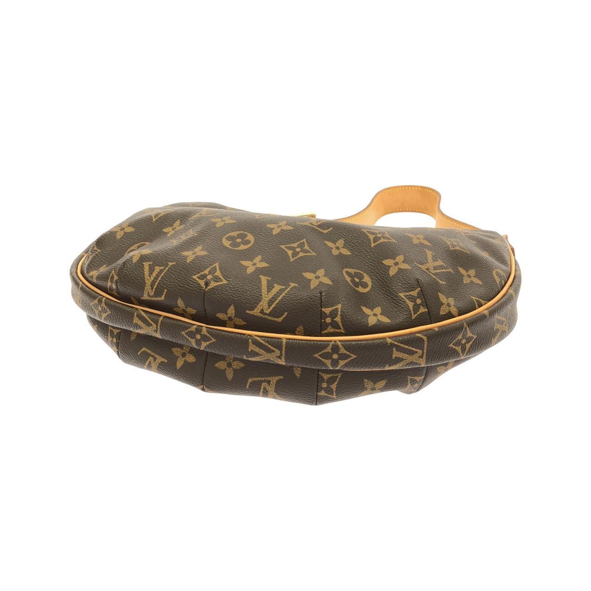 Louis Vuitton Marron Monogram Coated Canvas Shoulder Bag (Pre-Owned)