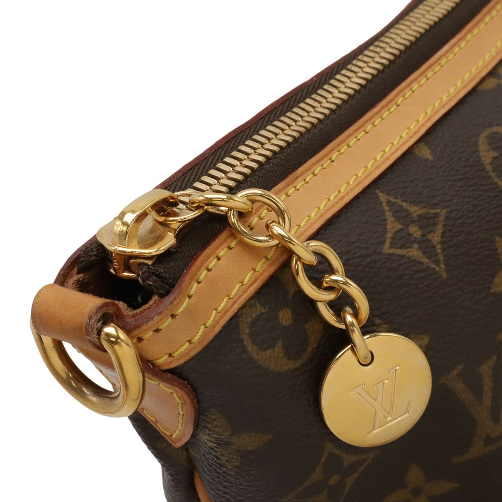 Louis Vuitton Brown Monogram Canvas Pvc Coated Canvas Handbag Shoulder Bag Tote Bag (Pre-Owned)