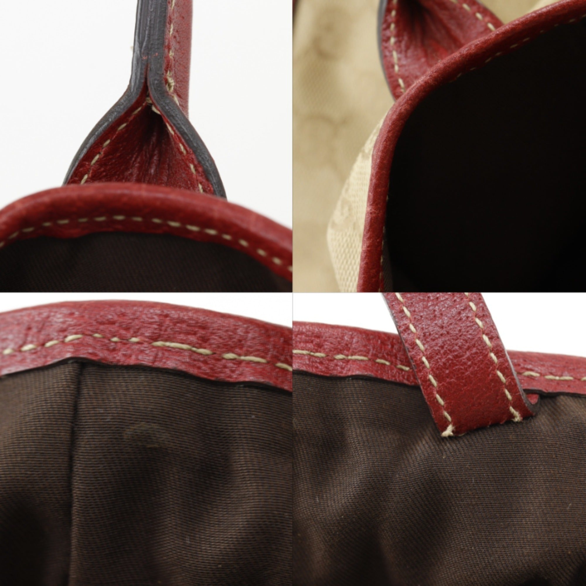 Gucci Gg Canvas Brown Gg Canvas Tote Bag (Pre-Owned)