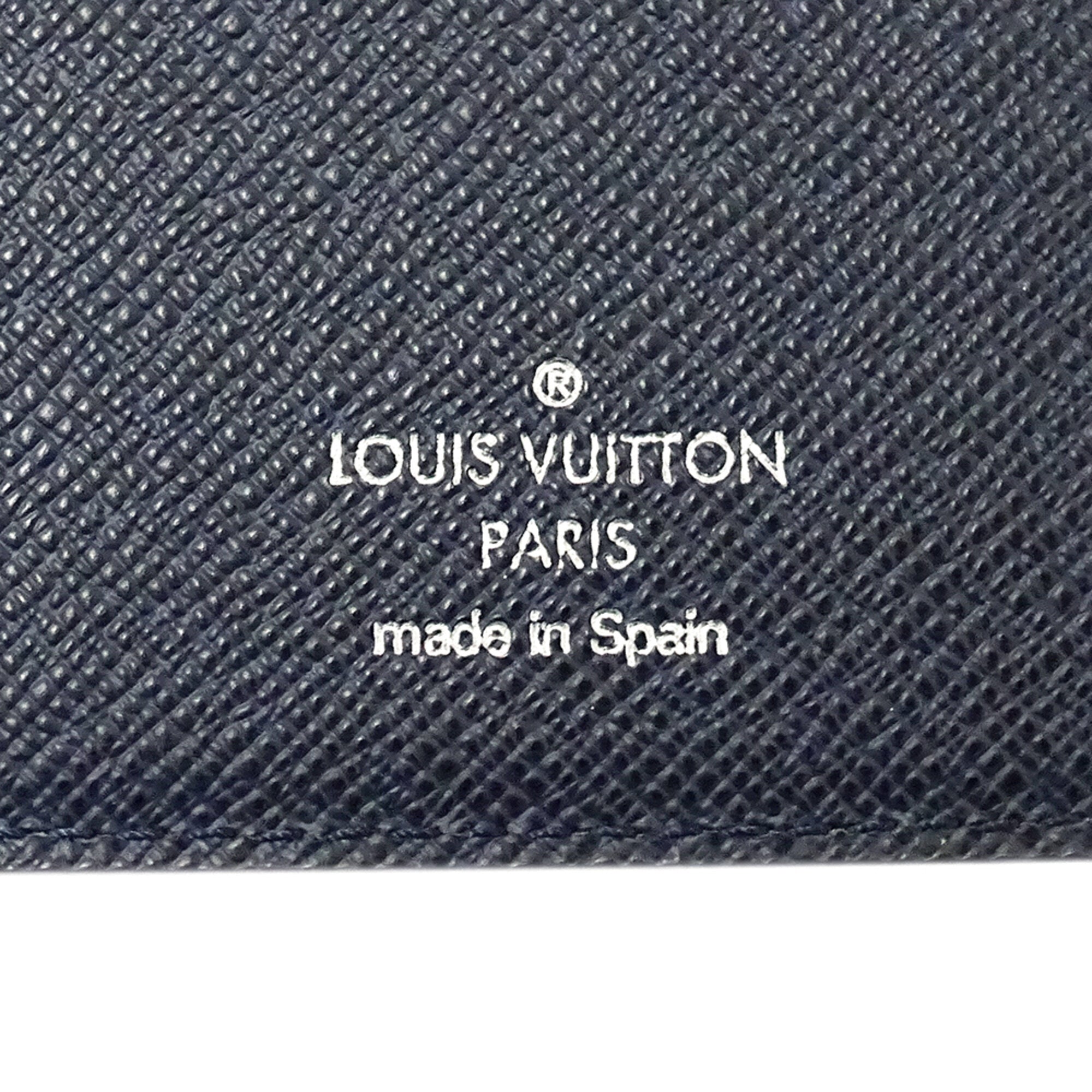 Louis Vuitton Navy Blue Epi Leather Long Wallet (Bi-Fold) (Pre-Owned)