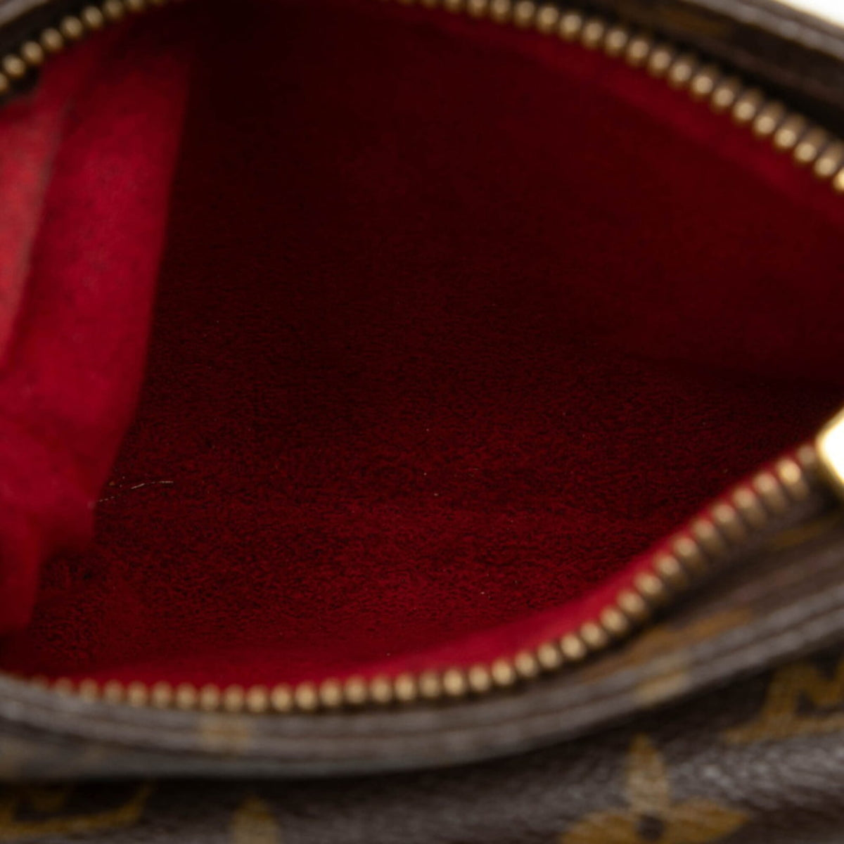 Louis Vuitton Brown Pvc Leather Pouch (Pre-Owned)