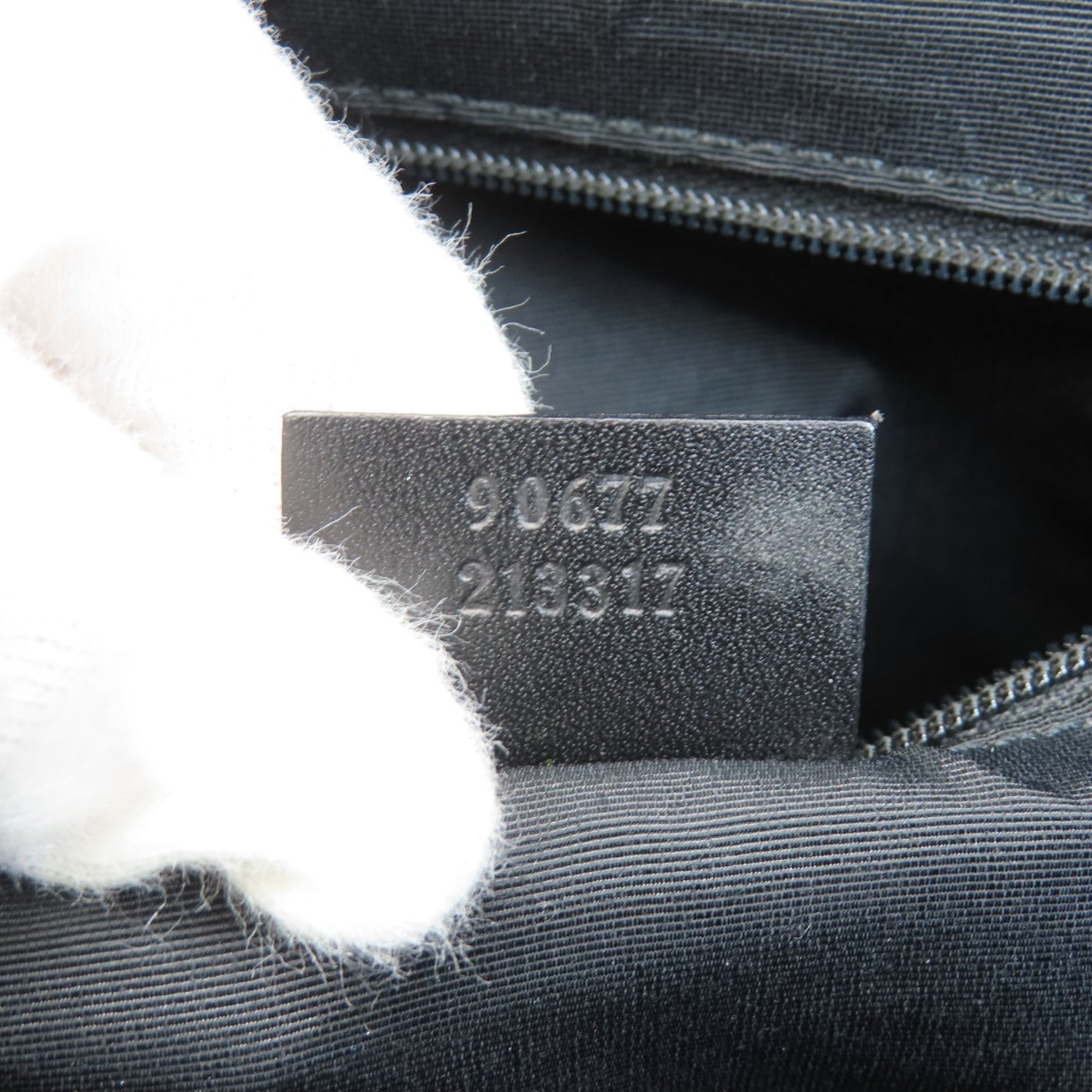 Gucci Black Canvas Tote Bag (Pre-Owned)