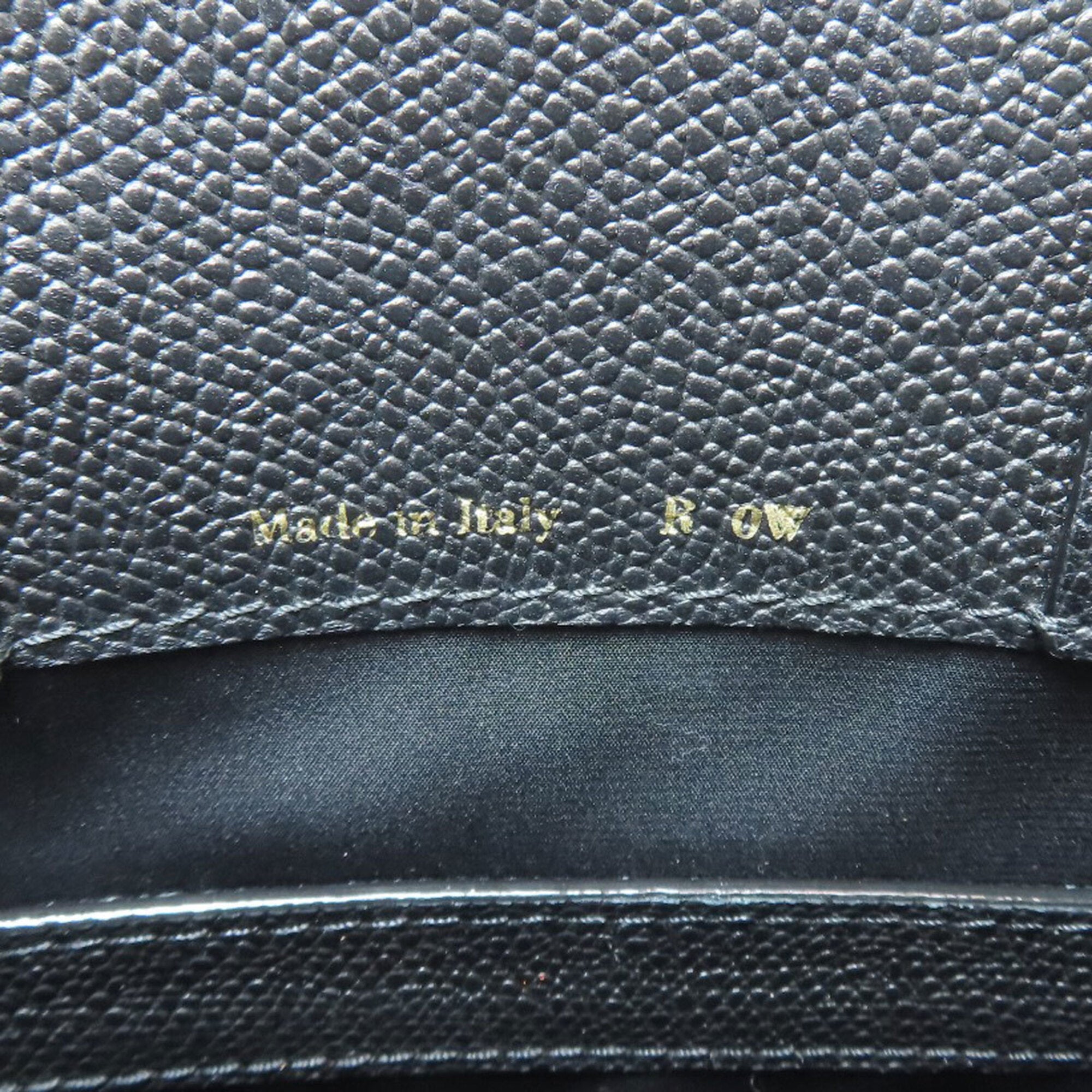 Valextra Black Leather Handbag (Pre-Owned)