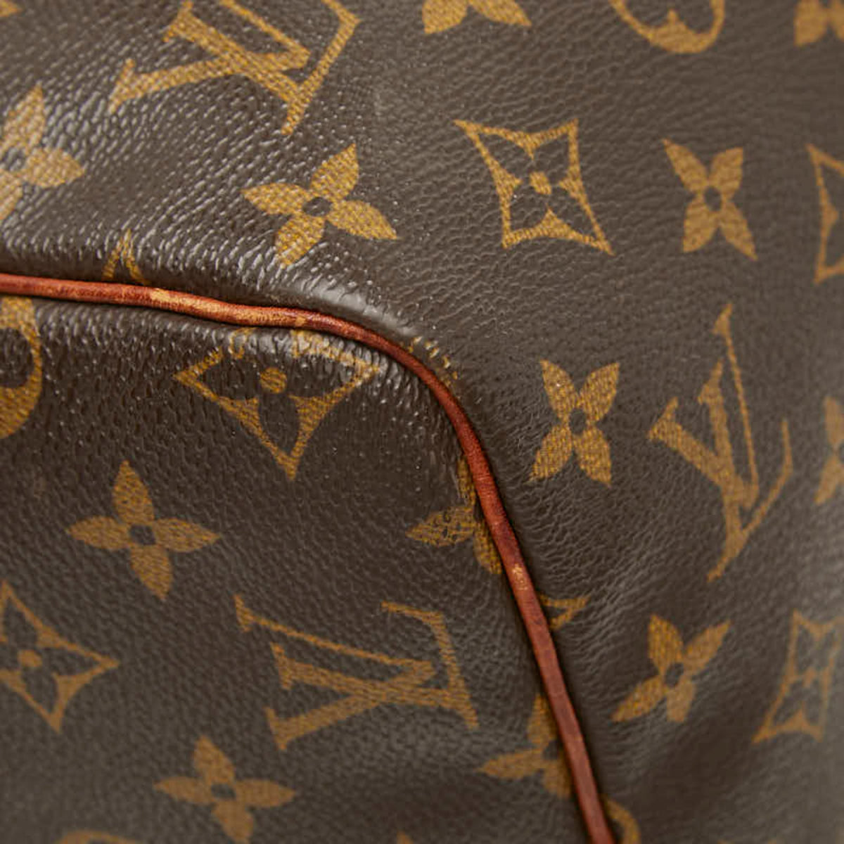 Louis Vuitton Brown Monogram Pvc Leather Boston Bag Handbag (Pre-Owned)