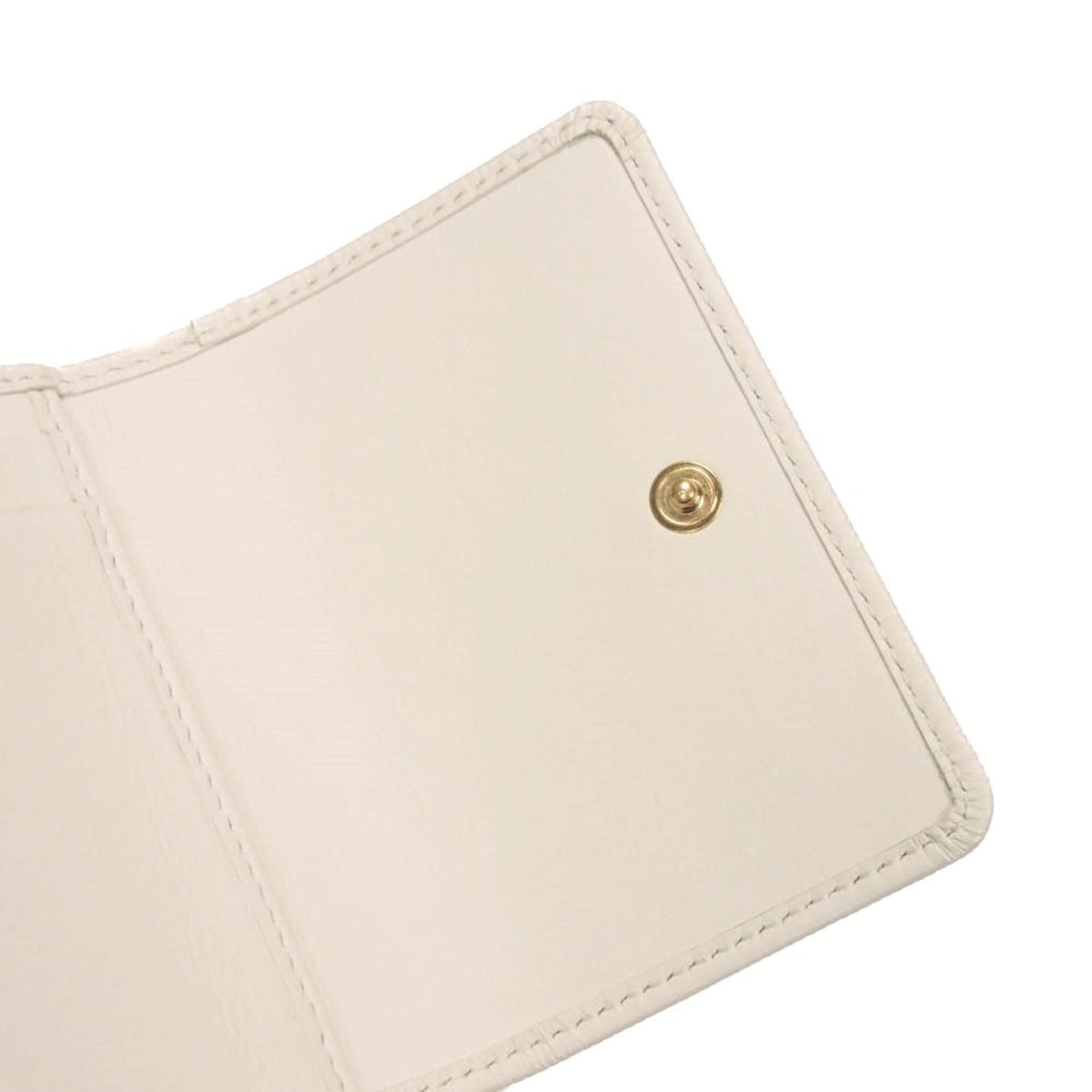Prada White Wallet (Tri-Fold) (Pre-Owned)