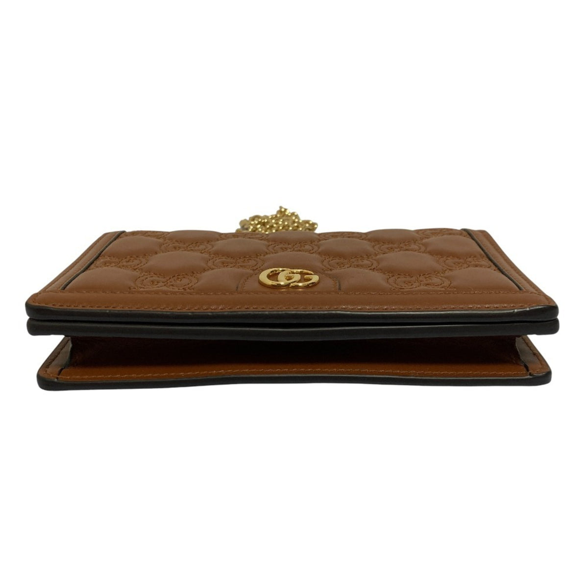 Gucci Brown Leather Shoulder Bag (Pre-Owned)