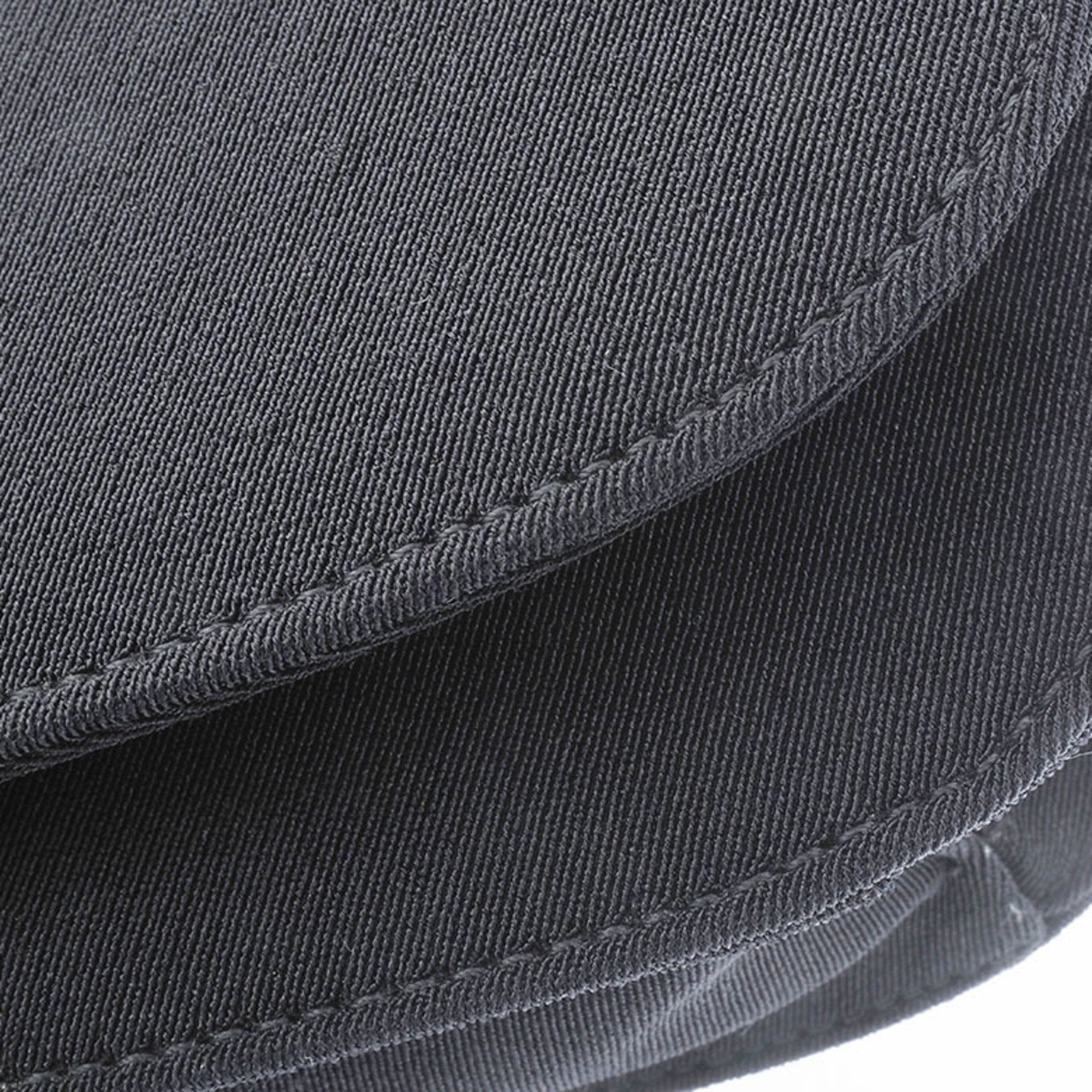 Prada Black Canvas Shoulder Bag (Pre-Owned)