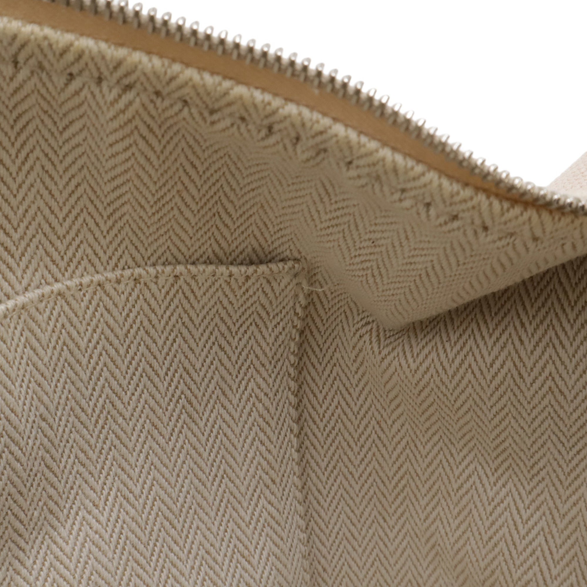 Hermes Natural Canvas Handbag (Pre-Owned)