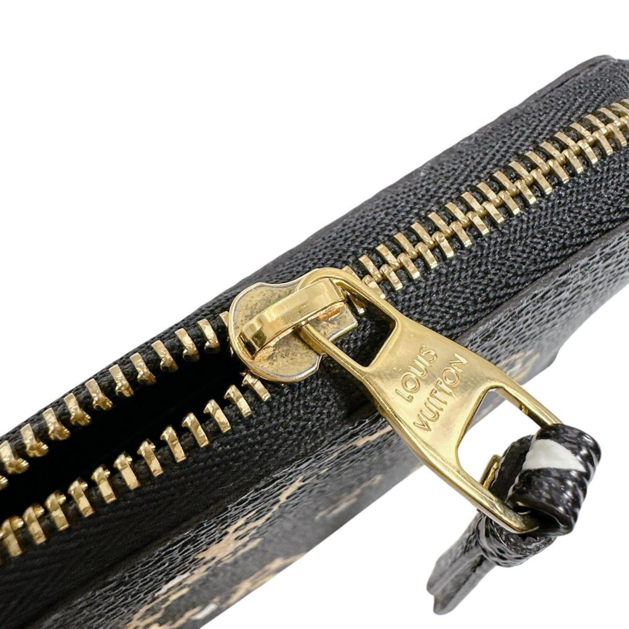 Louis Vuitton Black Monogram Or Yellow Monogram Coin Purse/Coin Case (Pre-Owned)