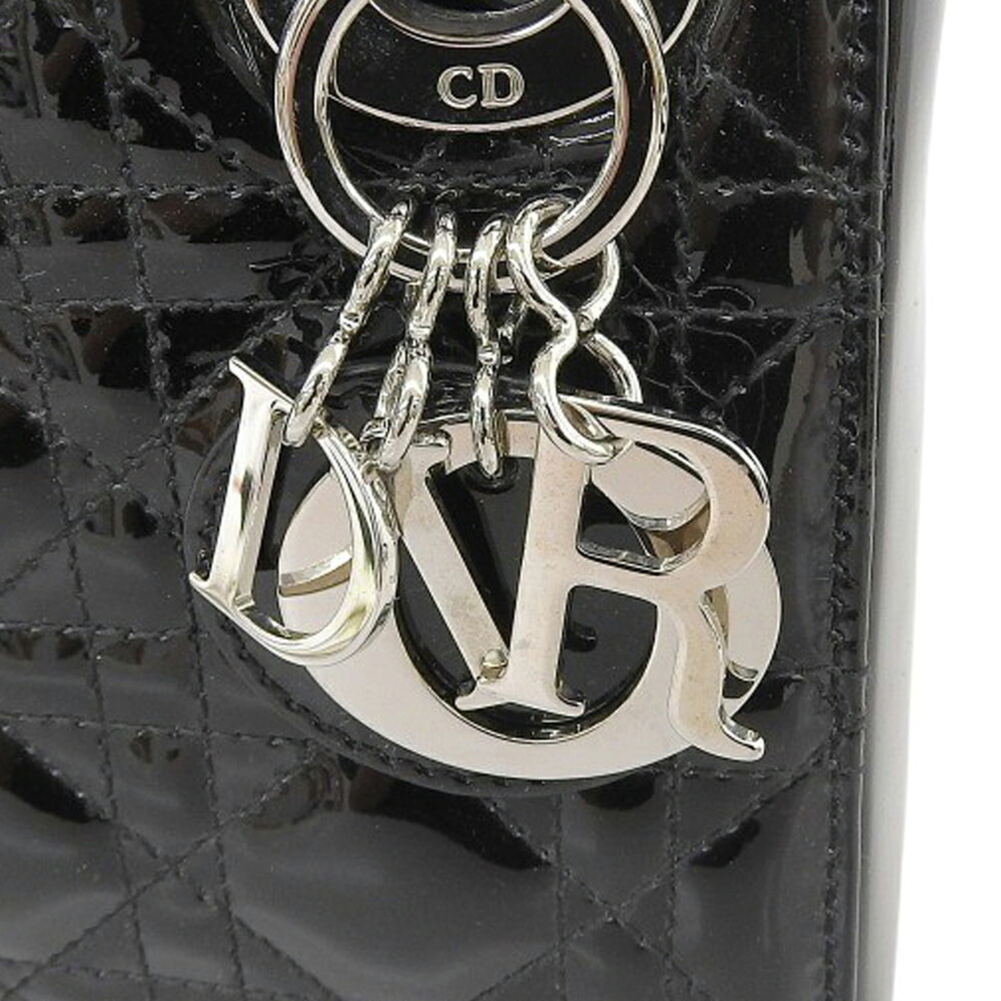 Christian Dior Black Leather Handbag (Pre-Owned)