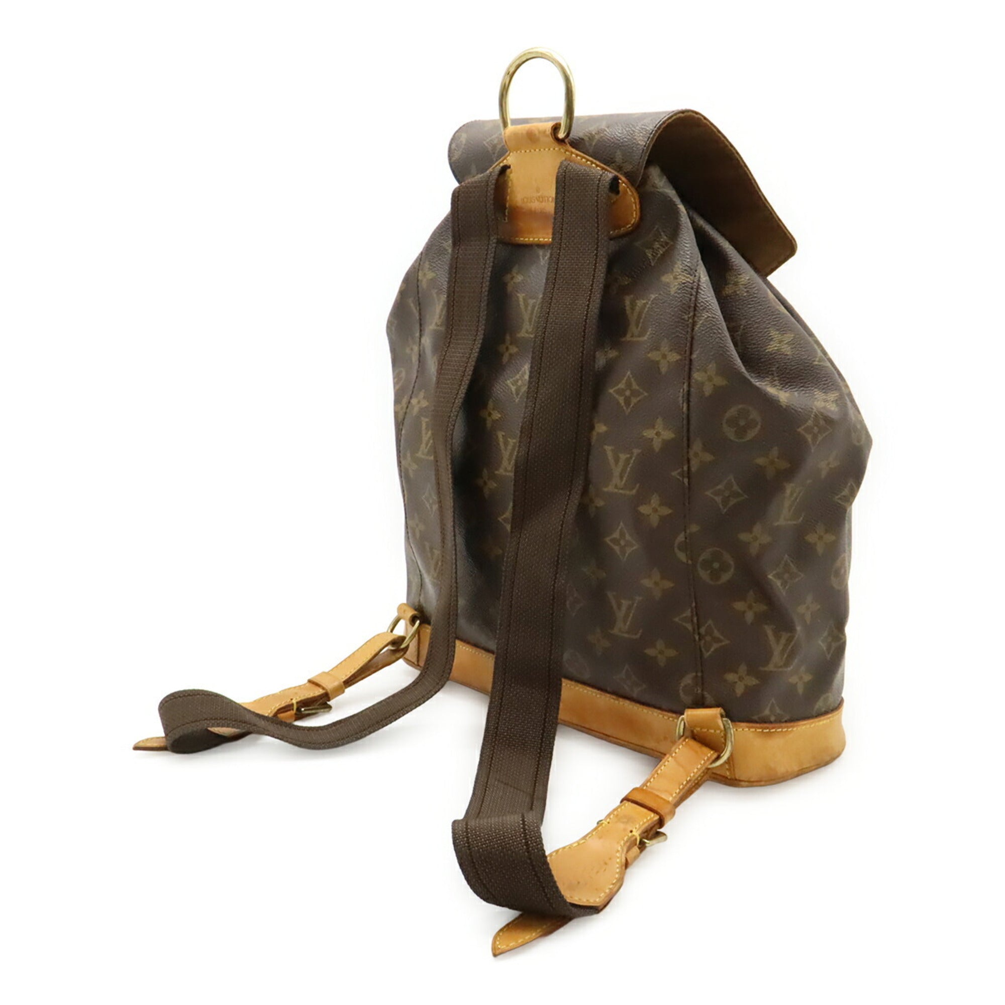 Louis Vuitton Brown Monogram Monogram Backpack Shoulder Bag (Pre-Owned)