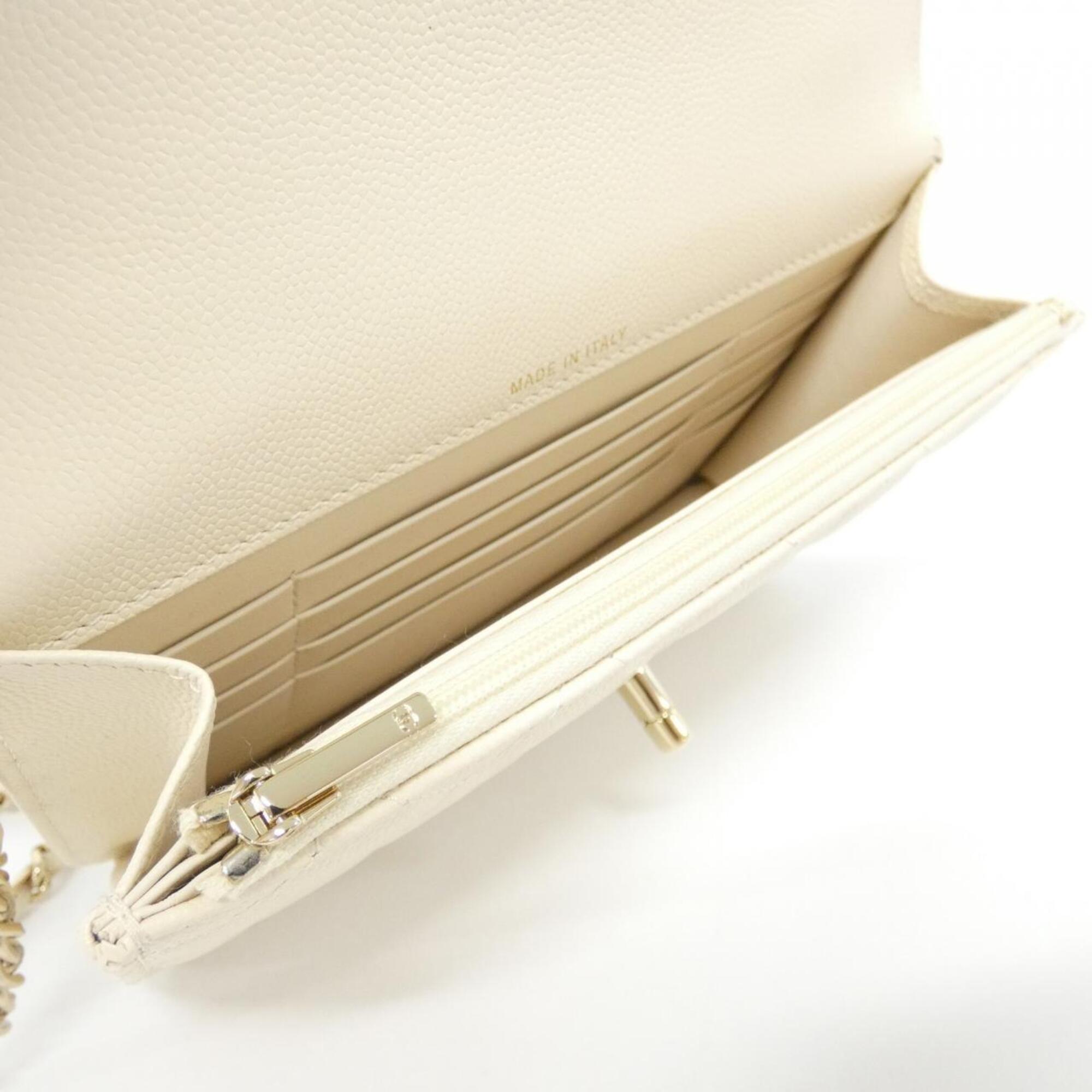 Chanel Ivory Grained Calfskin Backpack (Pre-Owned)