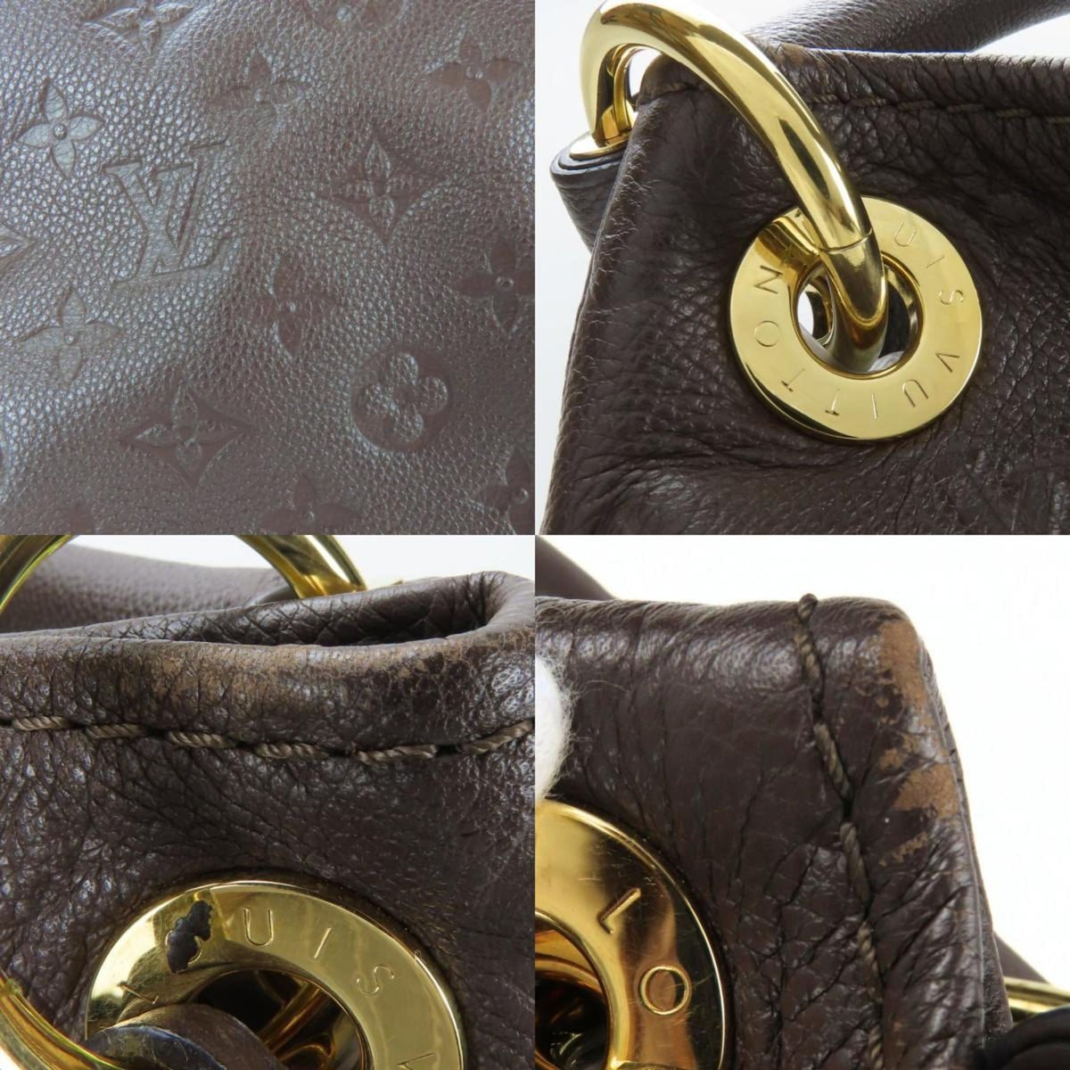 Louis Vuitton Dark Brown Monogram Empreinte Shoulder Bag (Pre-Owned)