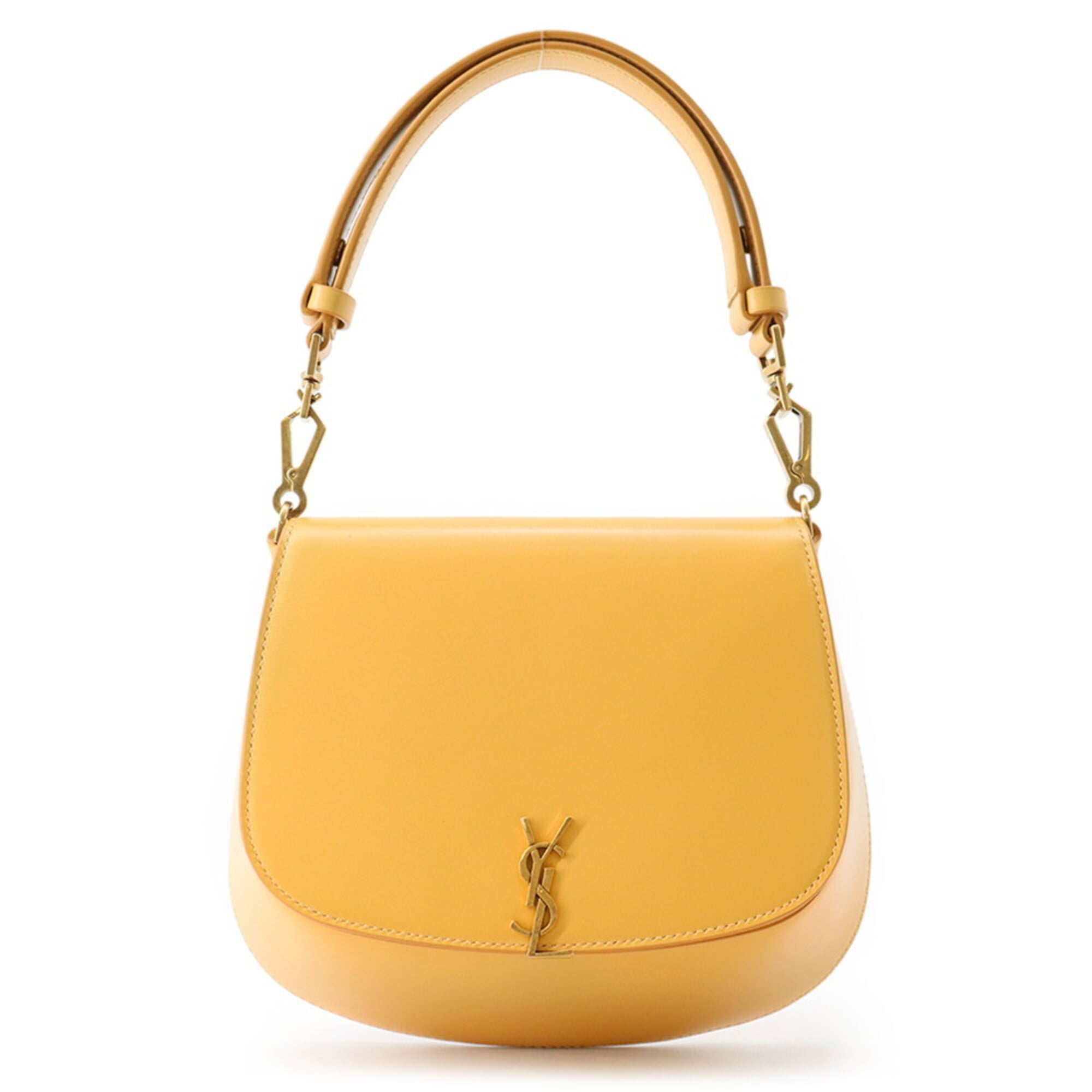 Yves Saint Laurent Yellow Leather Handbag (Pre-Owned)