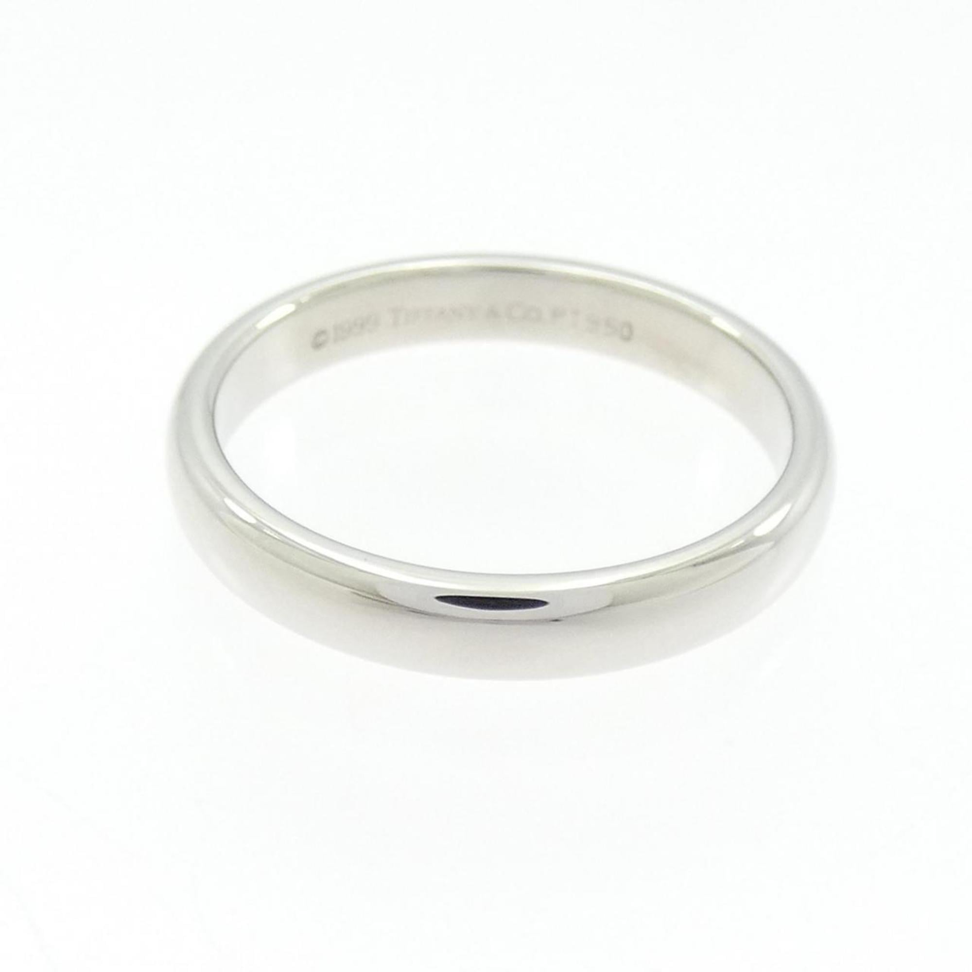 Tiffany Platinum Platinum 950 Band Ring (Pre-Owned)