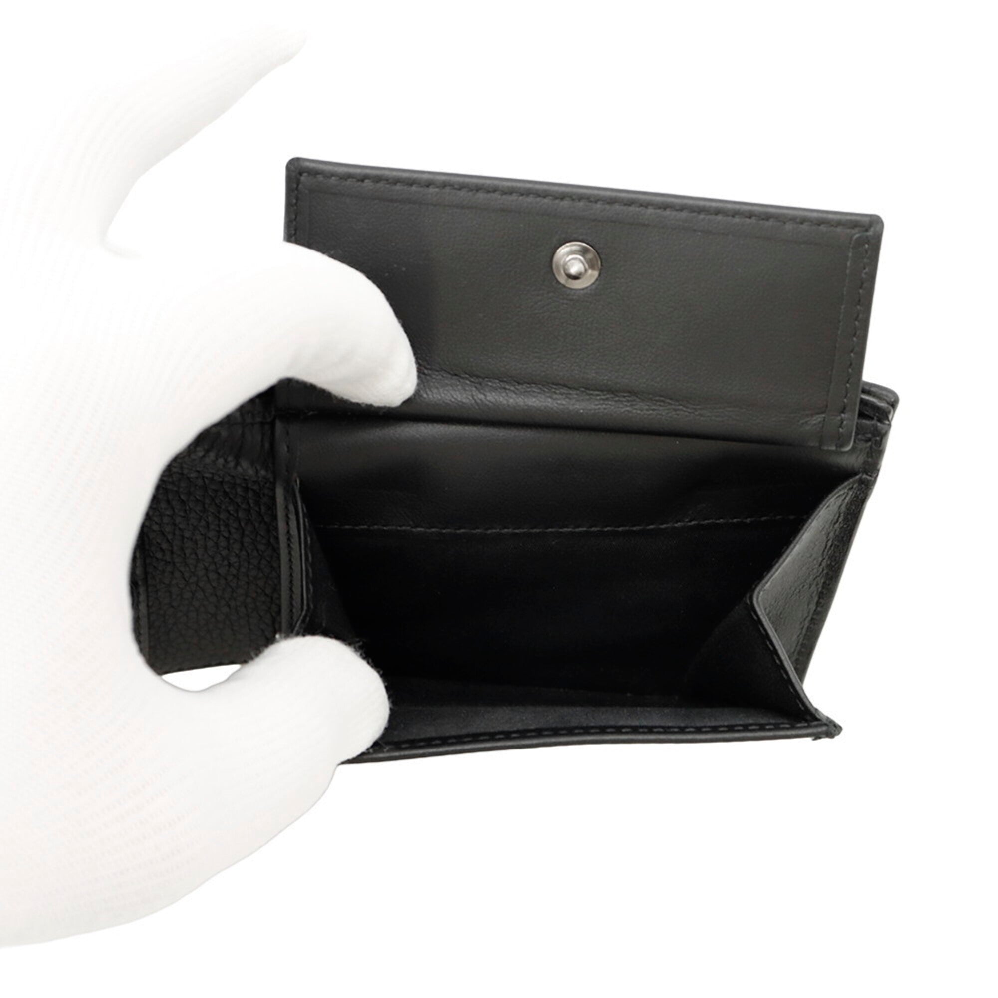 Christian Dior Beige Black Jacquard Wallet (Bi-Fold) (Pre-Owned)
