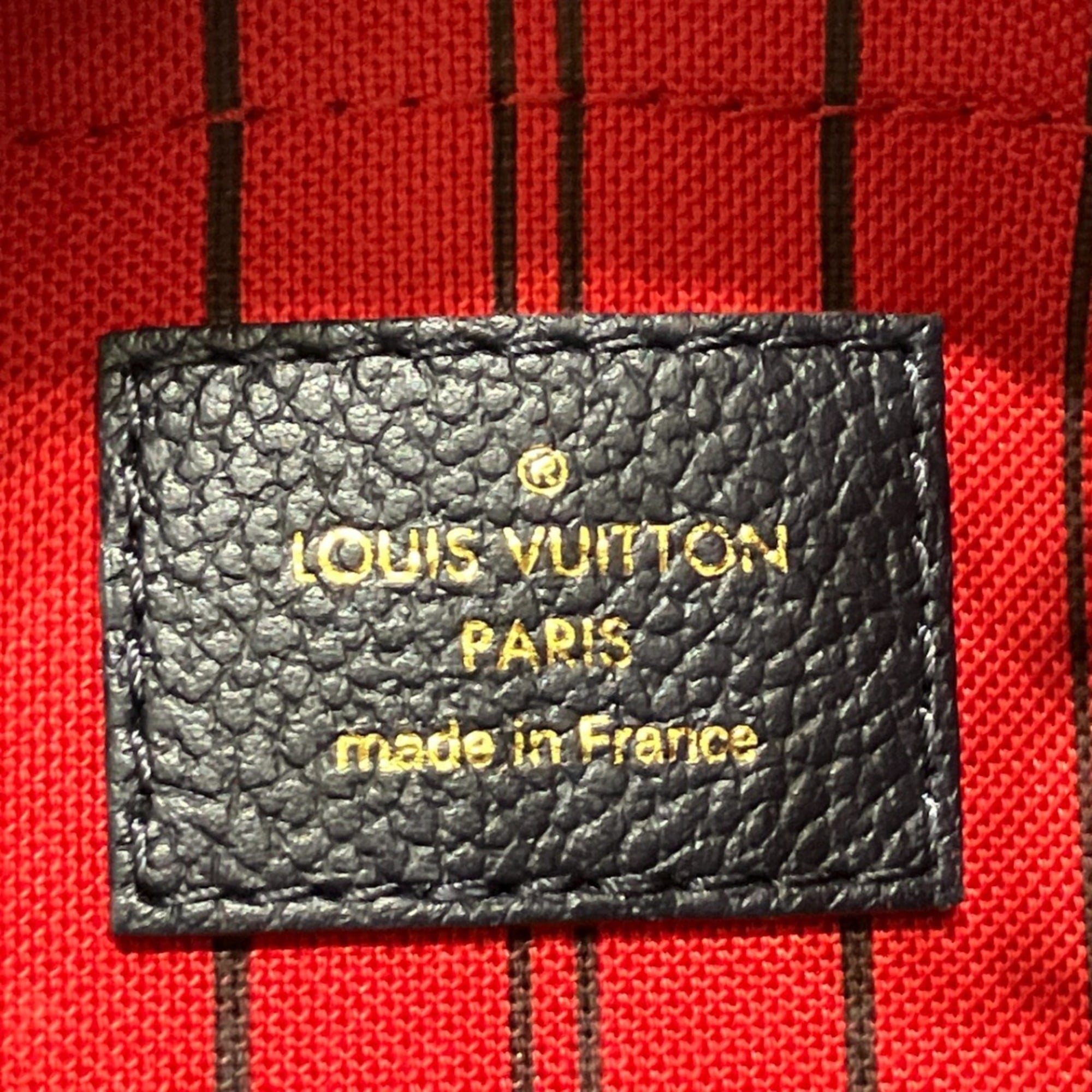 Louis Vuitton Galle Marine Rouge Monogram Leather Handbag (Pre-Owned)