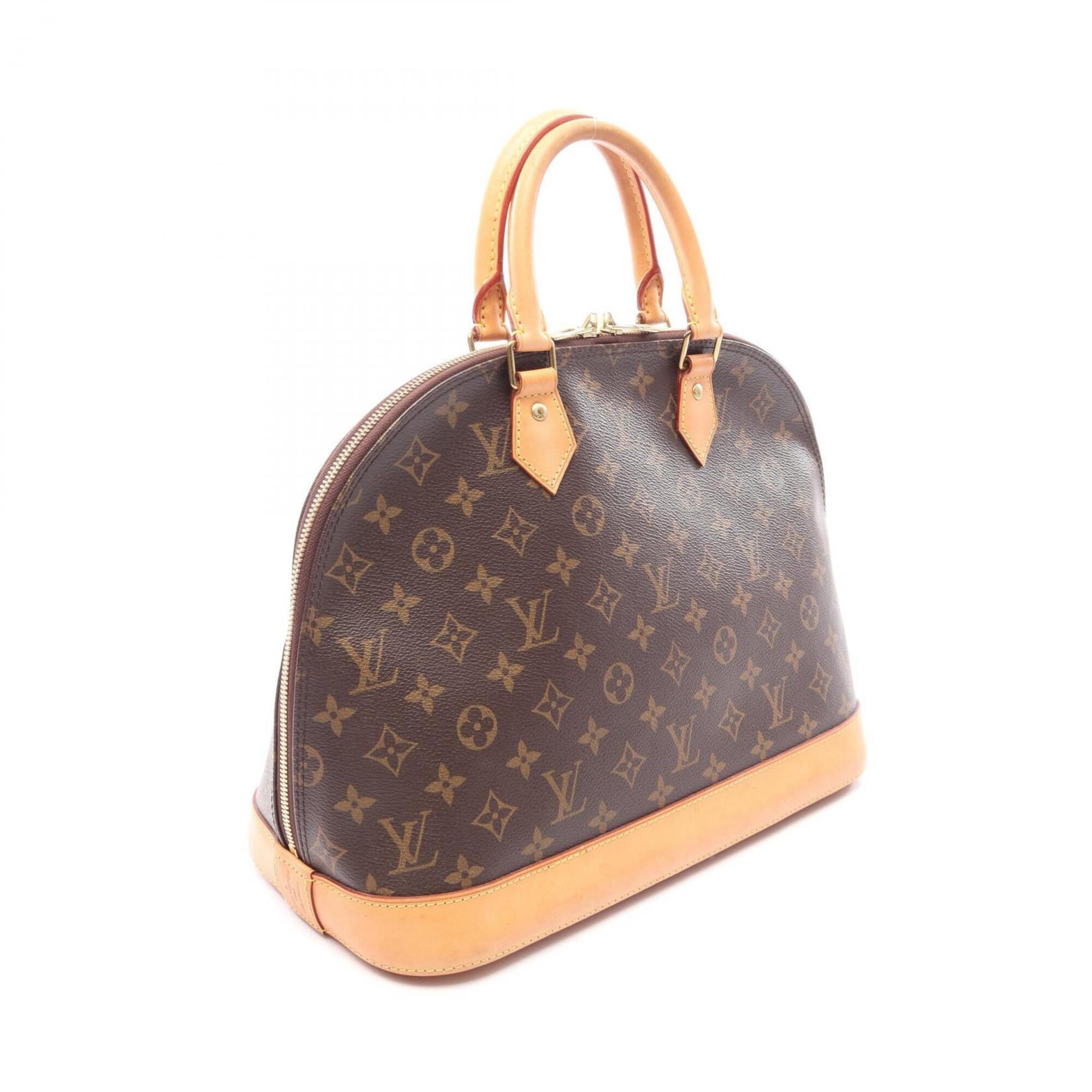 Louis Vuitton Brown Pvc Leather Handbag (Pre-Owned)