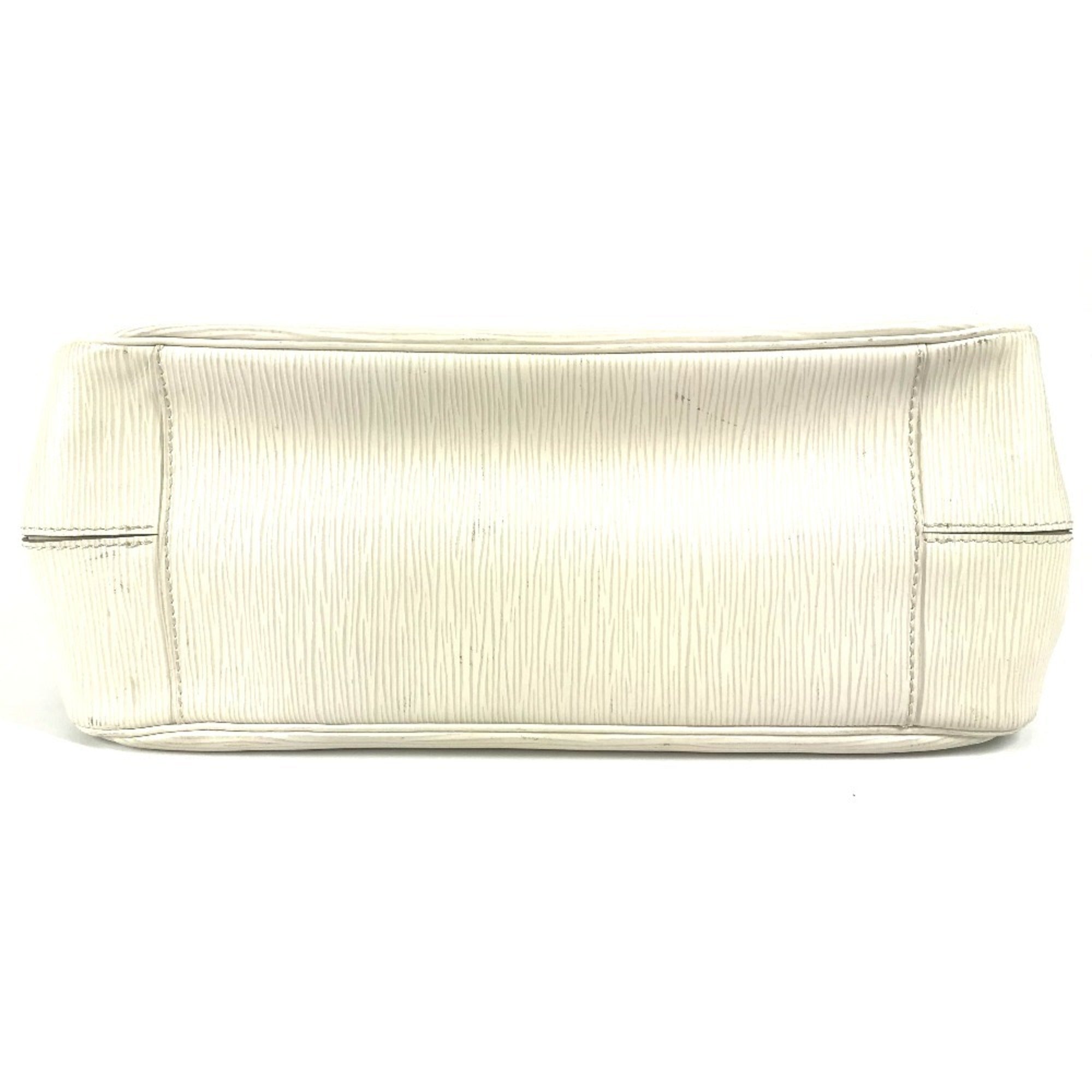 Louis Vuitton Epi White Epi Leather Handbag Tote Bag (Pre-Owned)