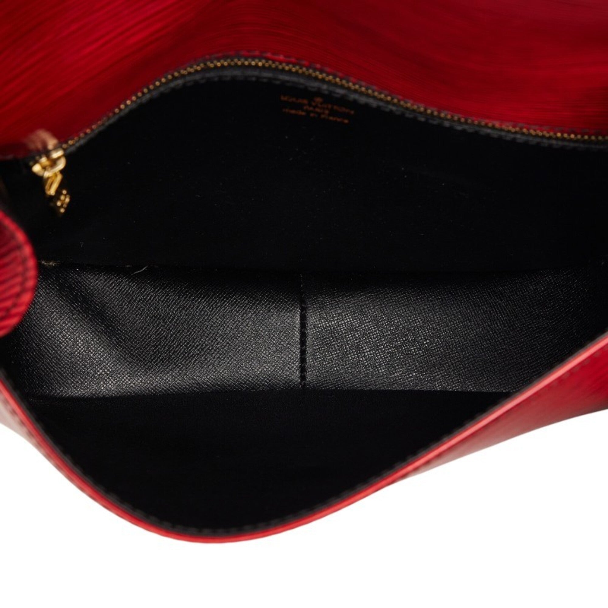 Louis Vuitton Castilian Red Leather Shoulder Bag (Pre-Owned)