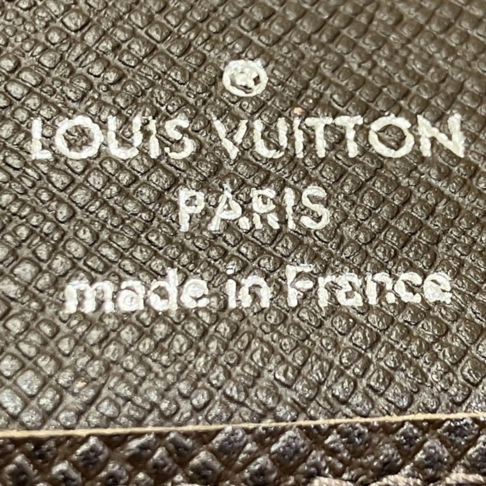 Louis Vuitton Brown Leather Wallet (Bi-Fold) (Pre-Owned)