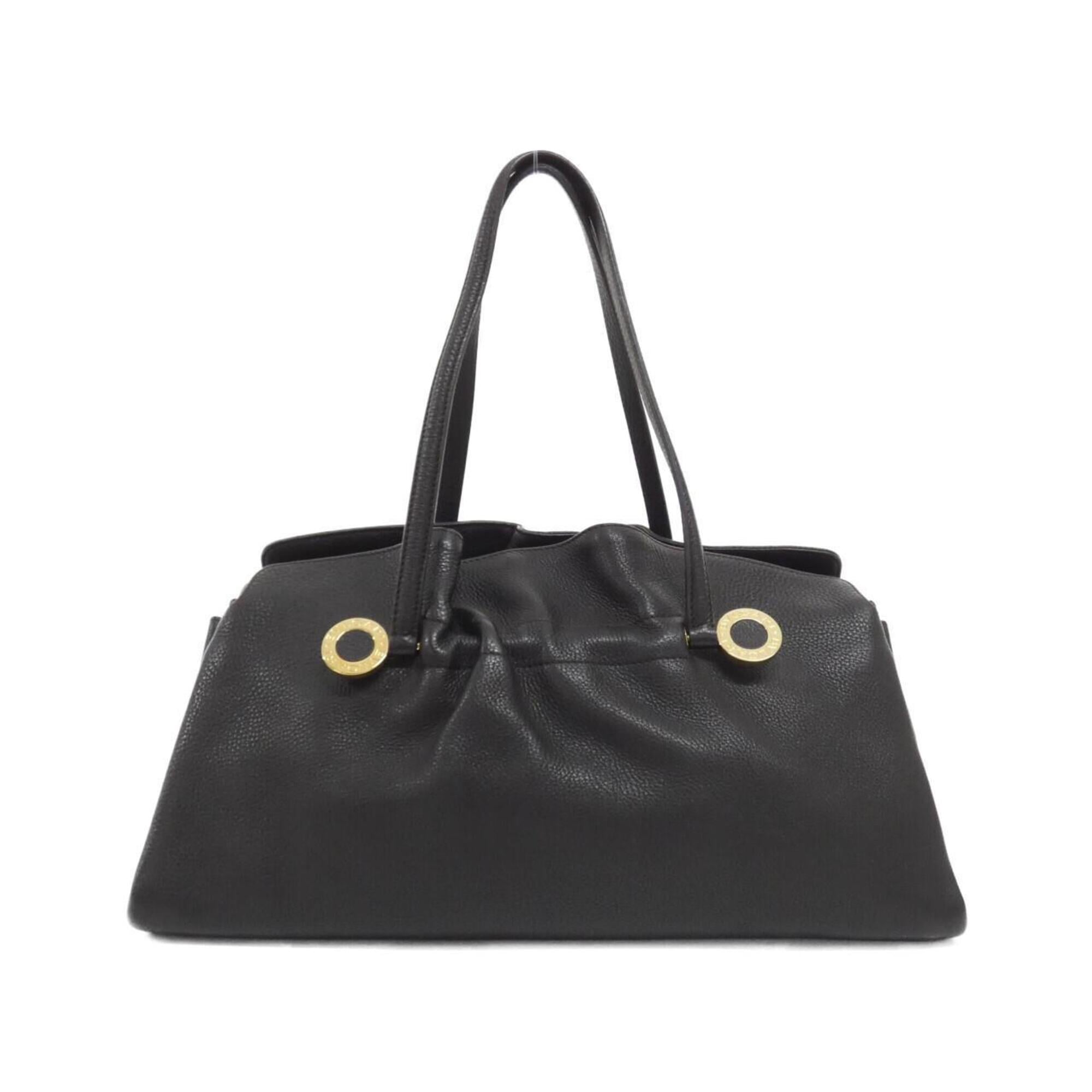 Bvlgari Dark Brown Leather Shoulder Bag (Pre-Owned)