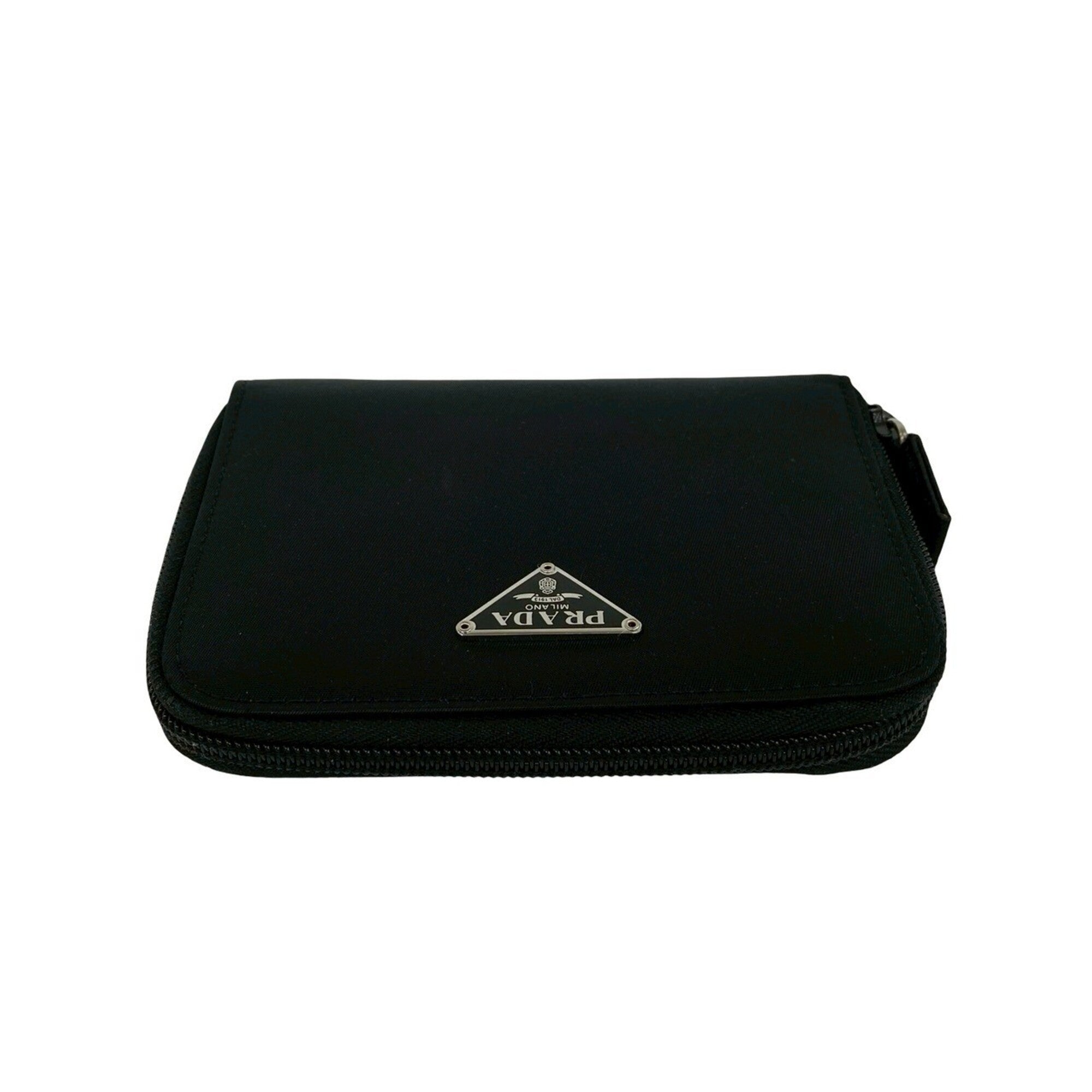Prada Black Nylon Wallet (Bi-Fold) (Pre-Owned)