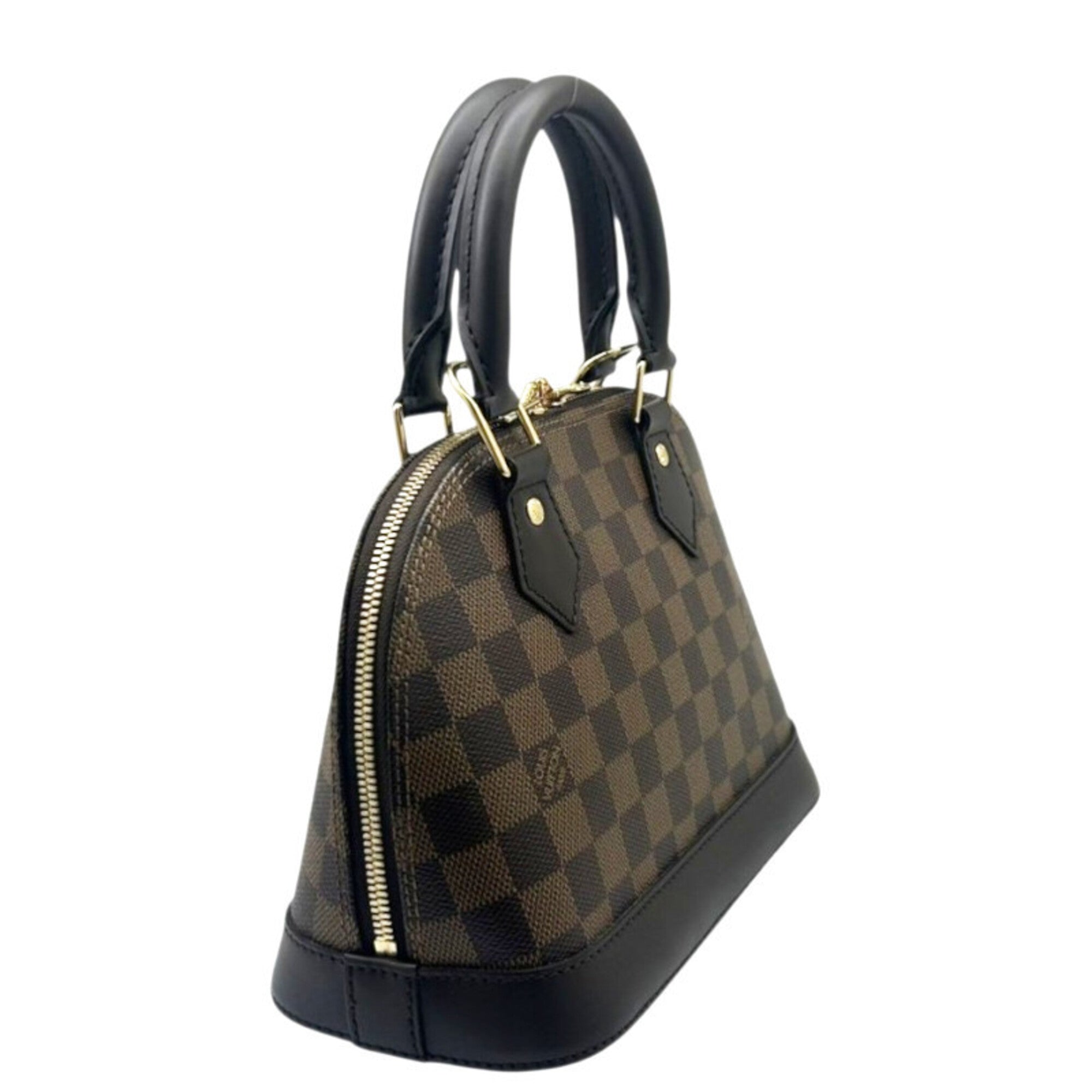 Louis Vuitton Damier Brown Damier Canvas Ebene Damier Canvas Handbag Shoulder Bag (Pre-Owned)