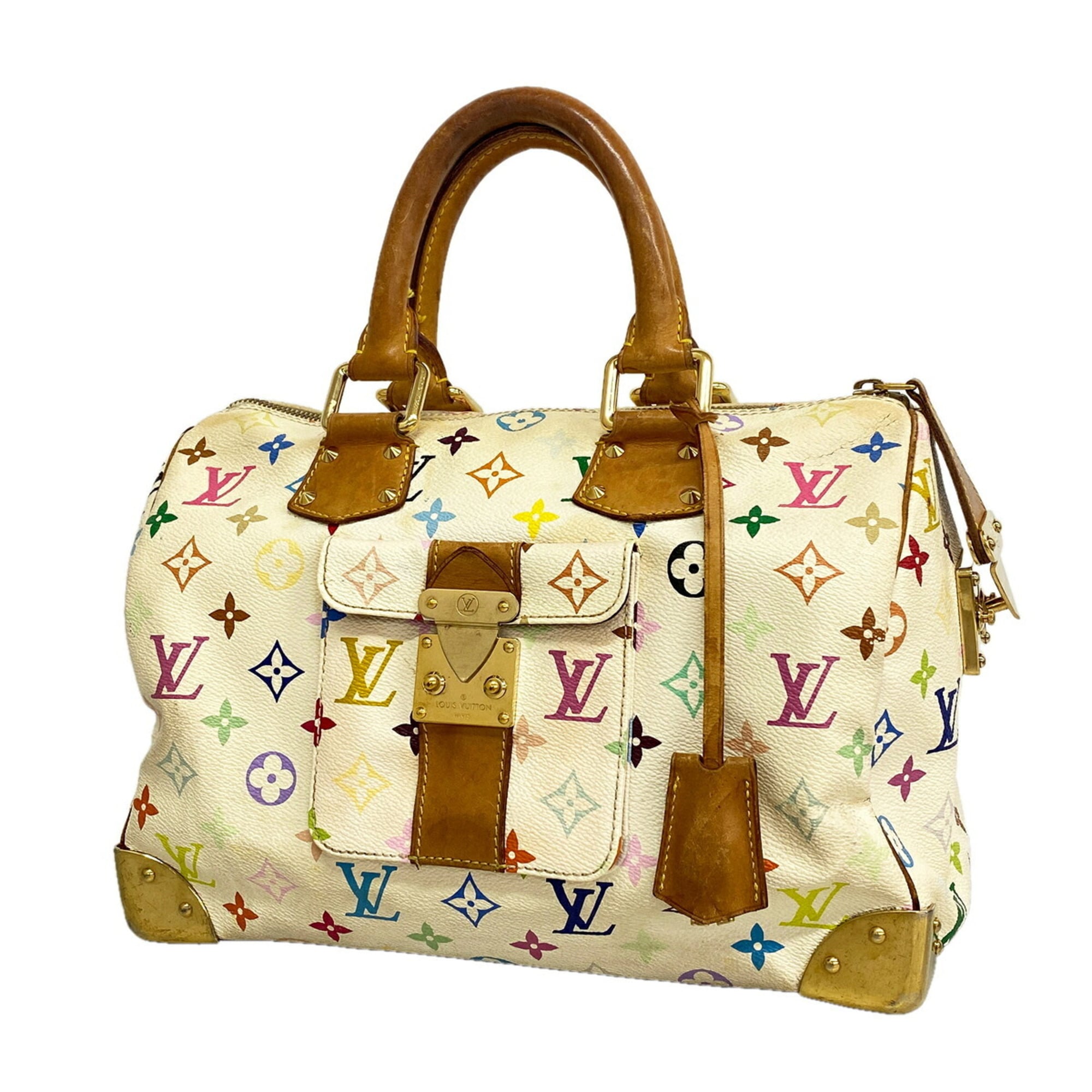 Louis Vuitton Blanc Handbag (Pre-Owned)