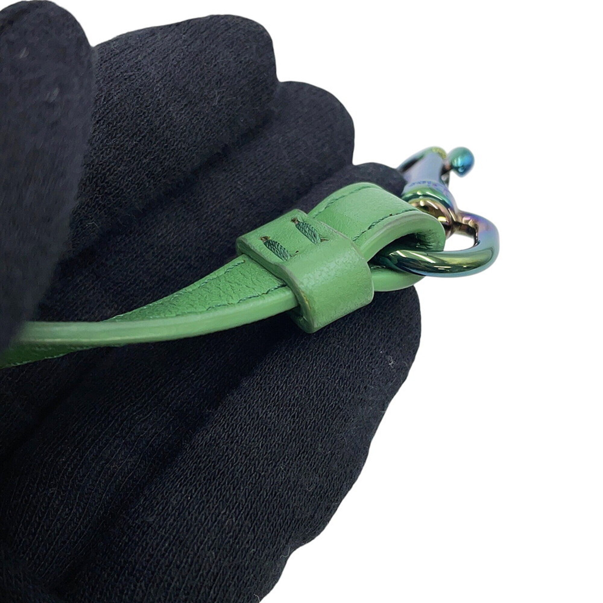 Christian Dior Green Leather Phone Wallet (Pre-Owned)