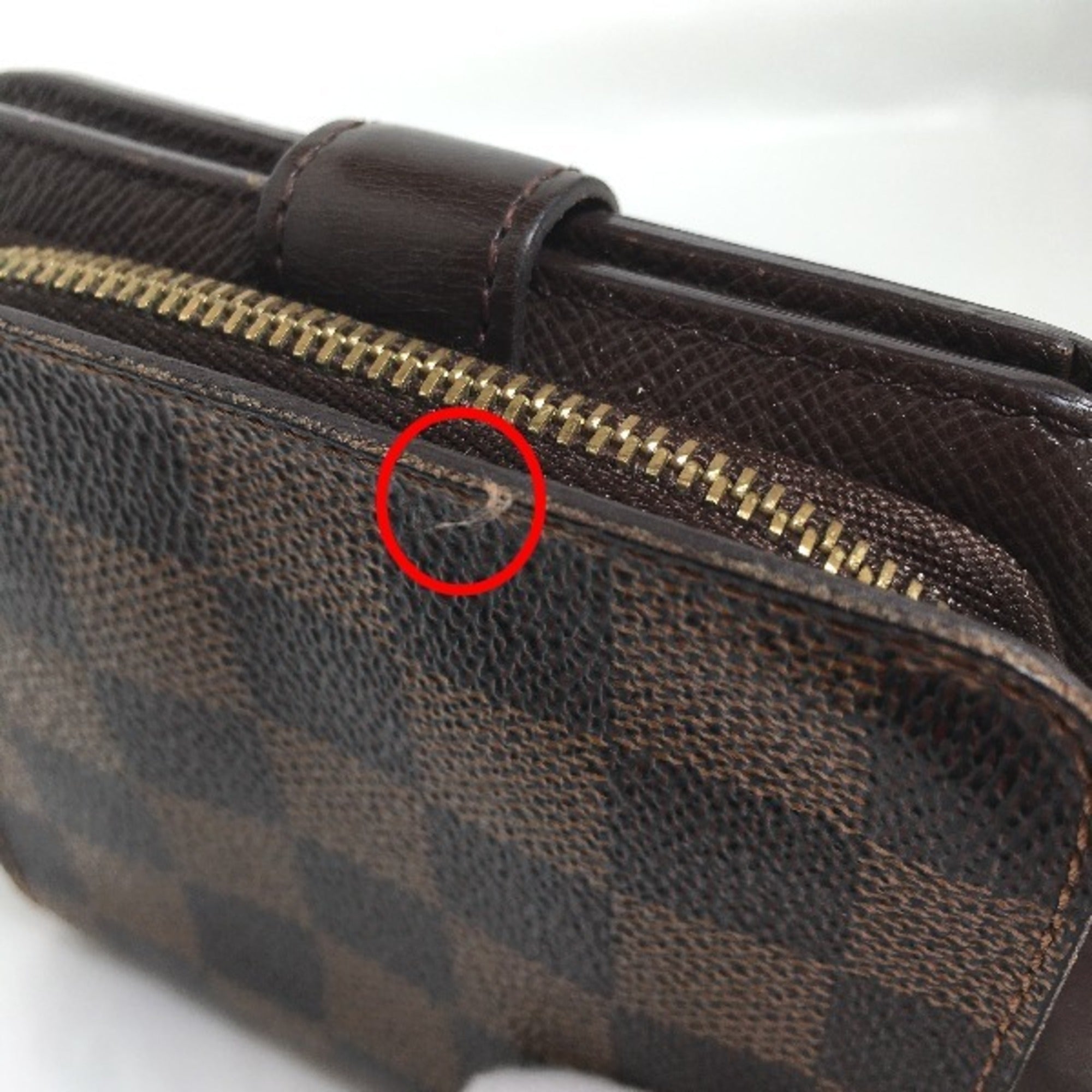 Louis Vuitton Damier Brown Damier Canvas Wallet (Bi-Fold) (Pre-Owned)