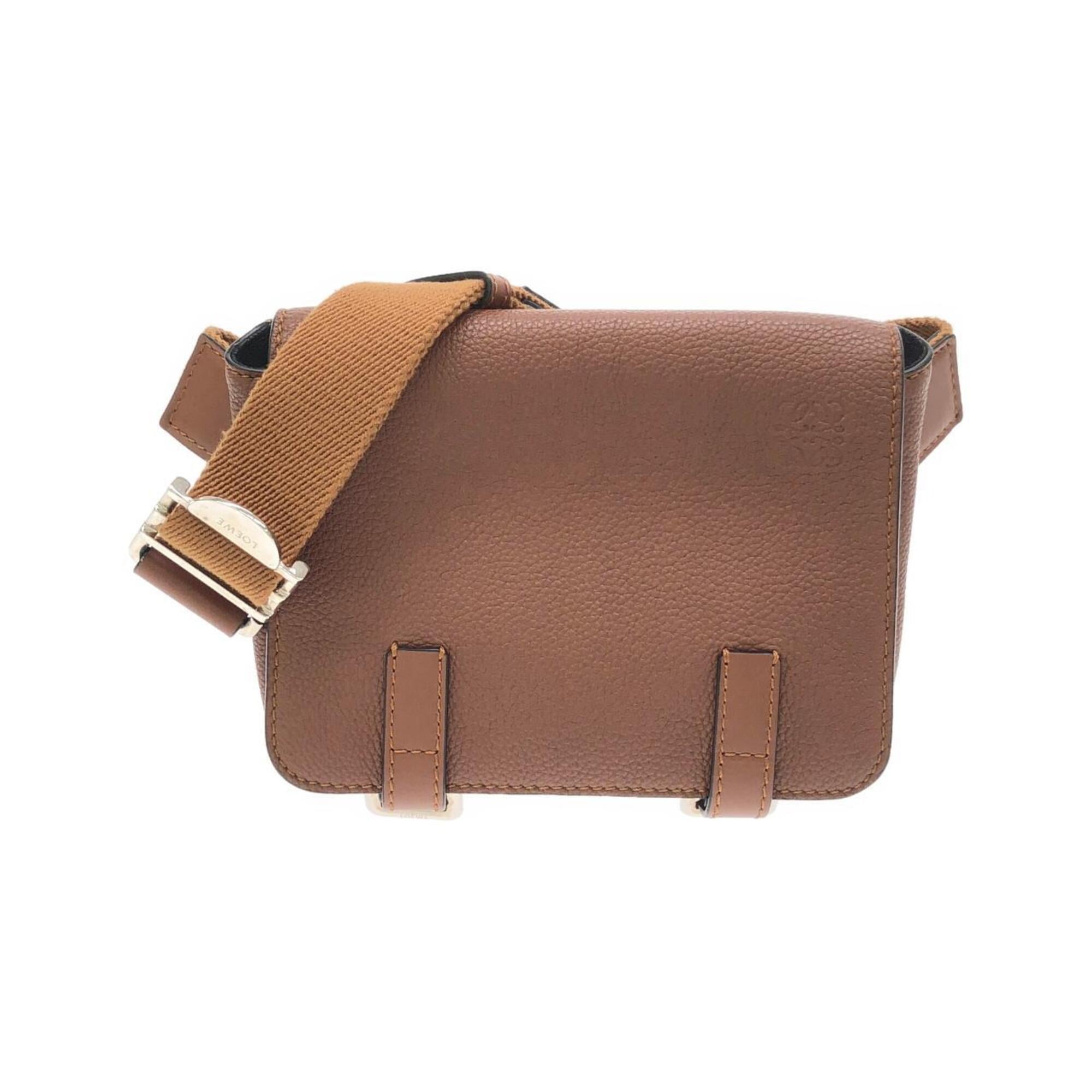 Loewe Brown Leather Shoulder Bag (Pre-Owned)
