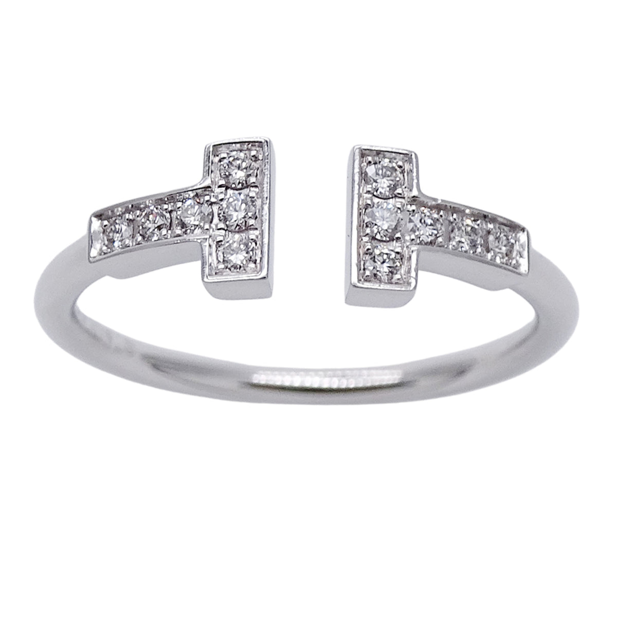 Tiffany White Gold White Gold (18K) Band Ring (Pre-Owned)