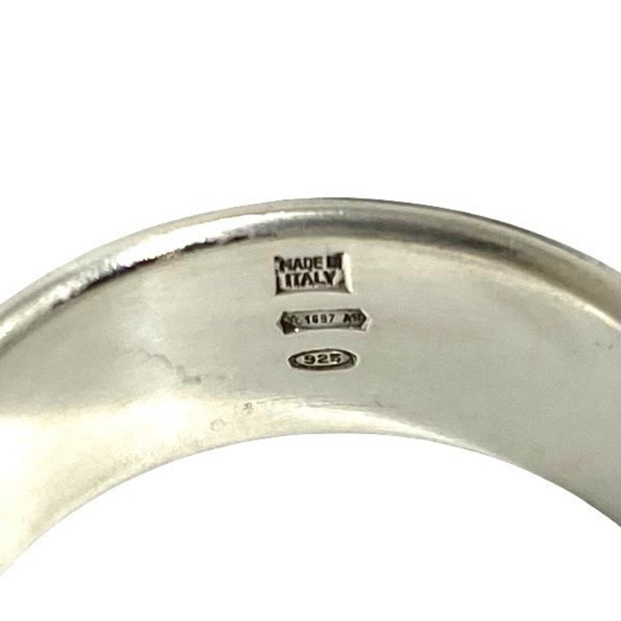 Bvlgari Silver Silver 925 Band Ring (Pre-Owned)