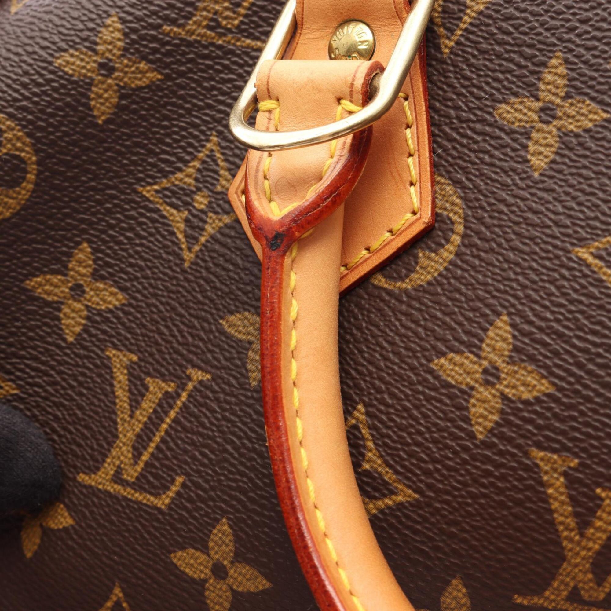 Louis Vuitton Brown Coated Canvas Leather Handbag (Pre-Owned)