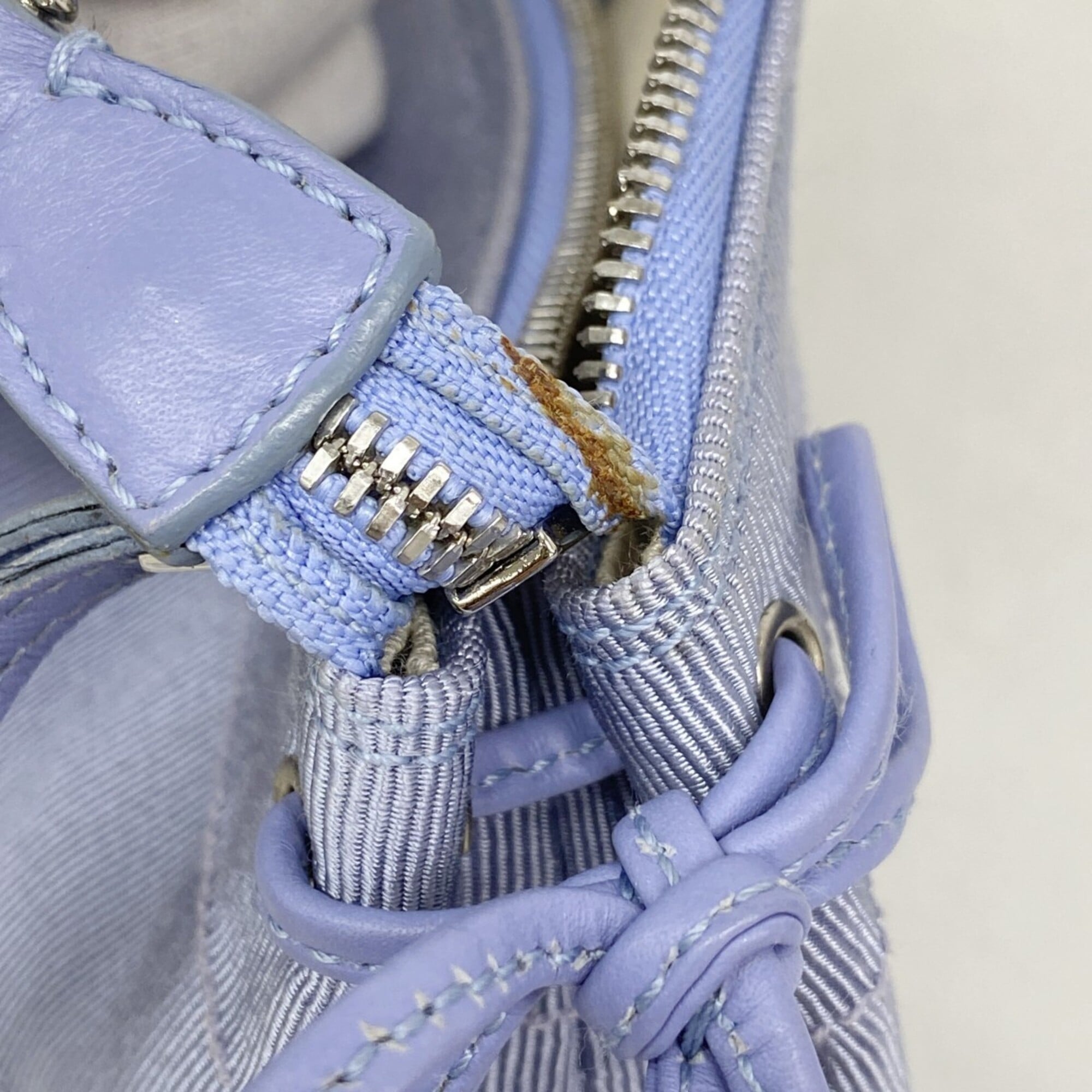 Salvatore Ferragamo Blue Canvas Shoulder Bag (Pre-Owned)