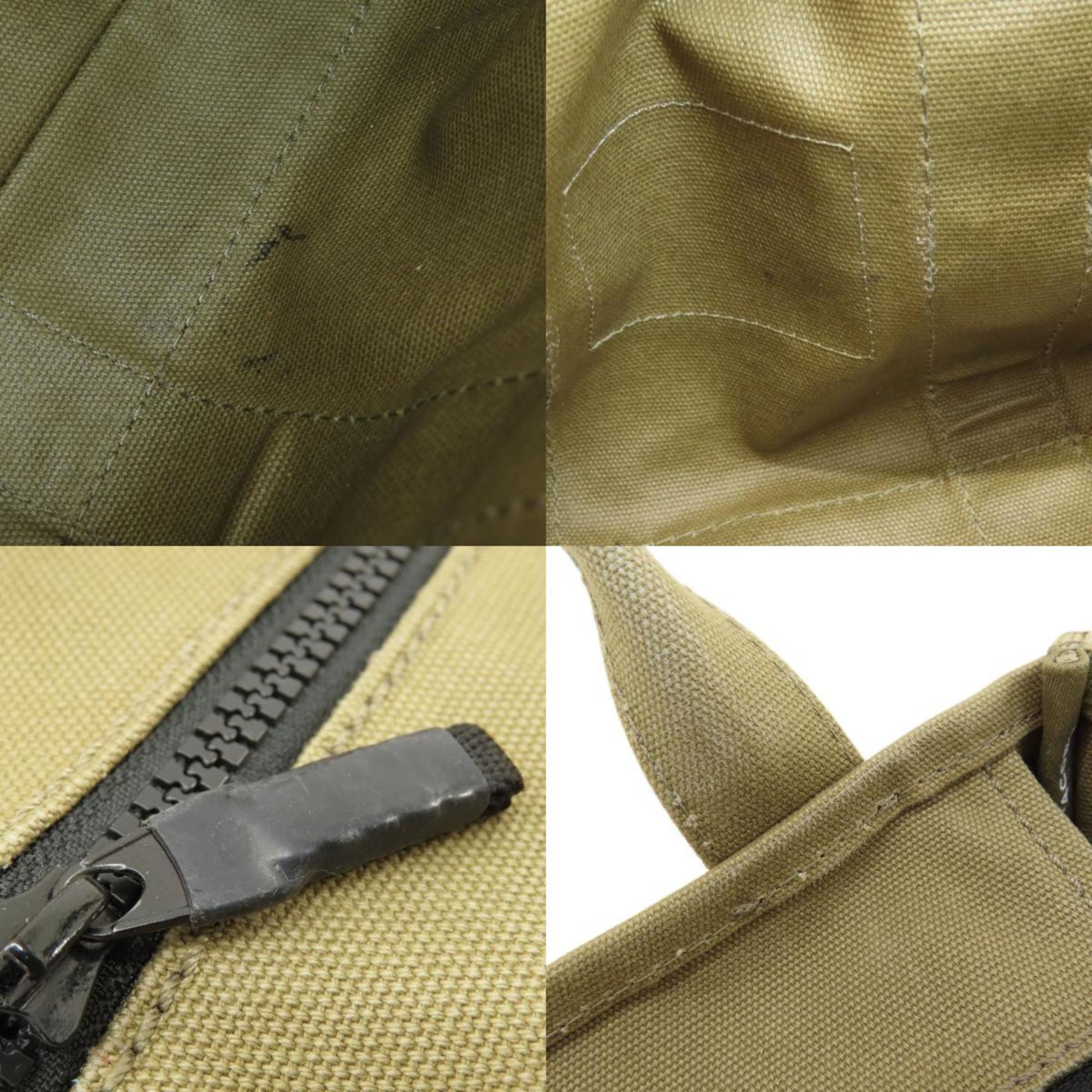 Marc Jacobs Brown Khaki Canvas Handbag Tote Bag (Pre-Owned)