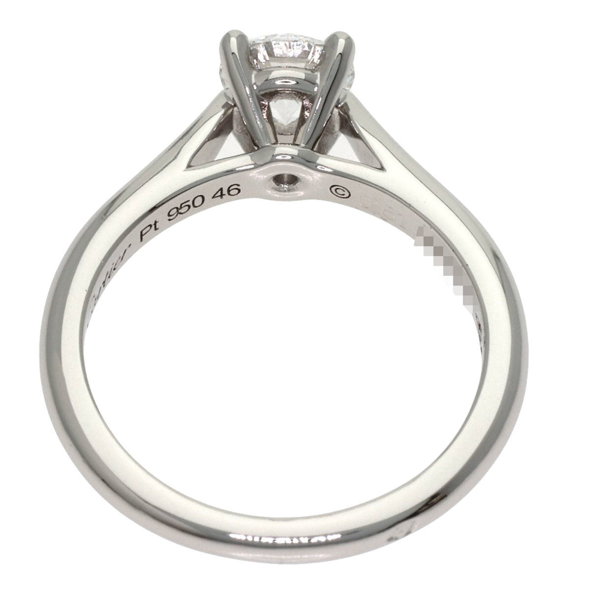 Cartier Platinum 950 Band Ring (Pre-Owned)