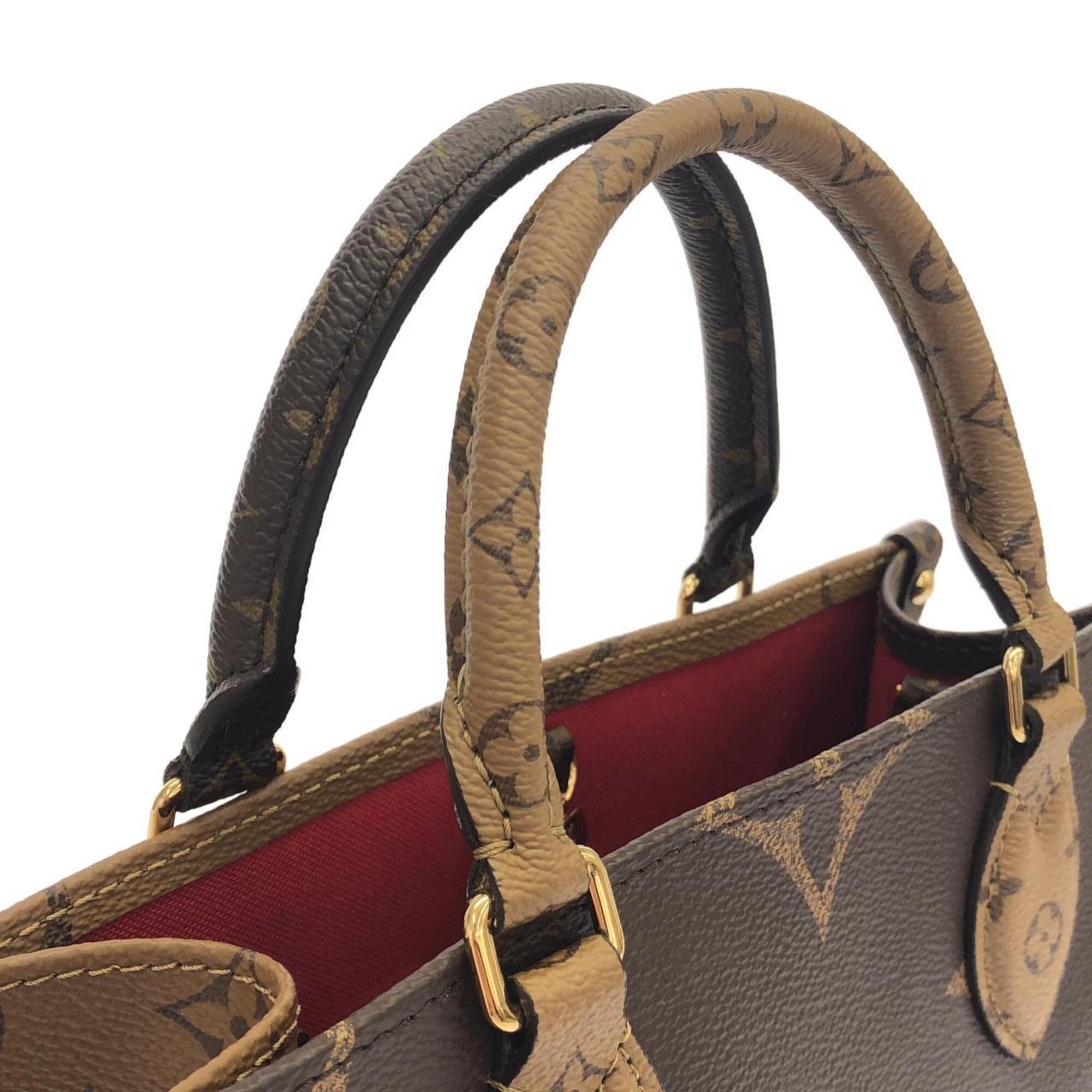 Louis Vuitton Marron Coated Canvas Handbag (Pre-Owned)