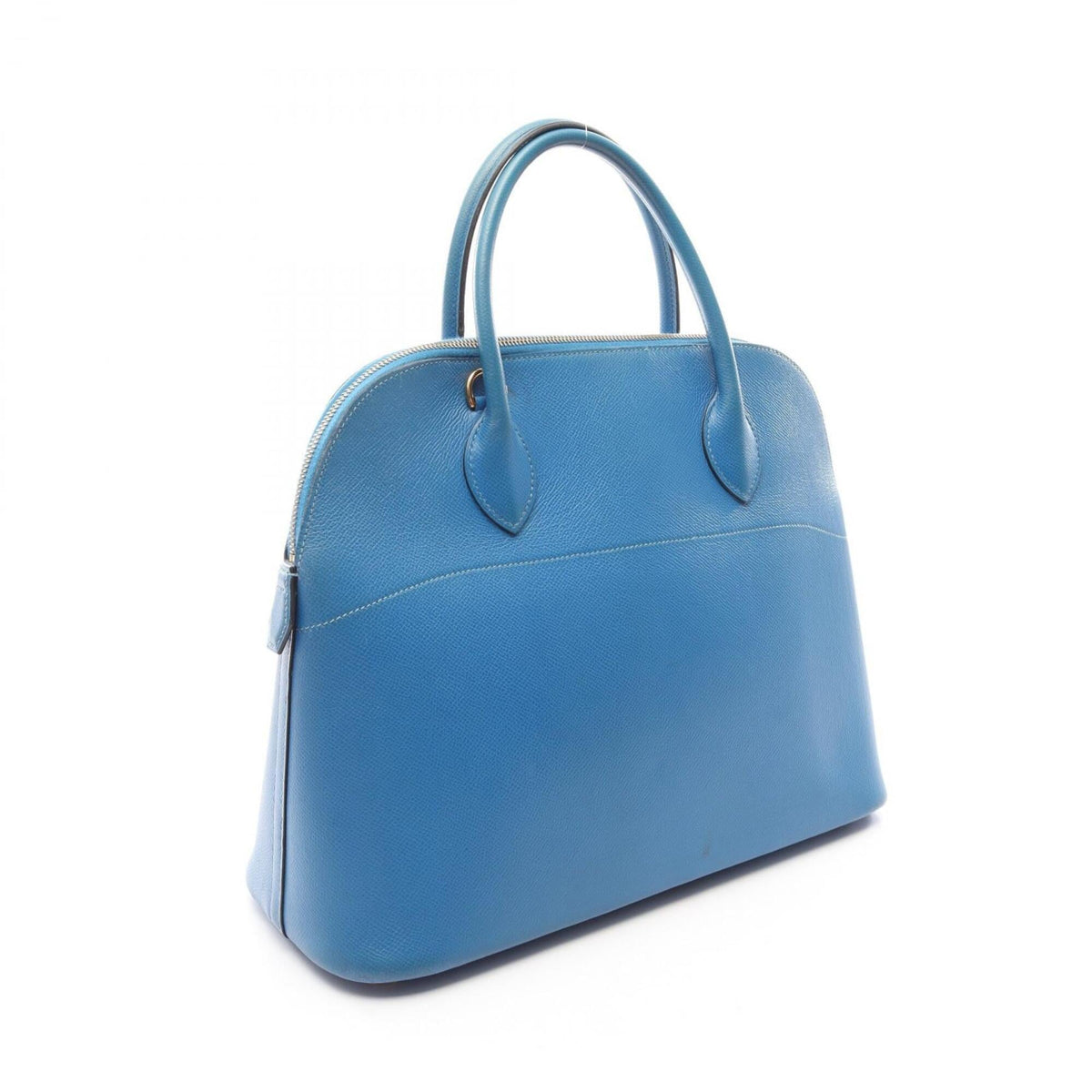 Hermes Blue Courchevel Leather Handbag (Pre-Owned)