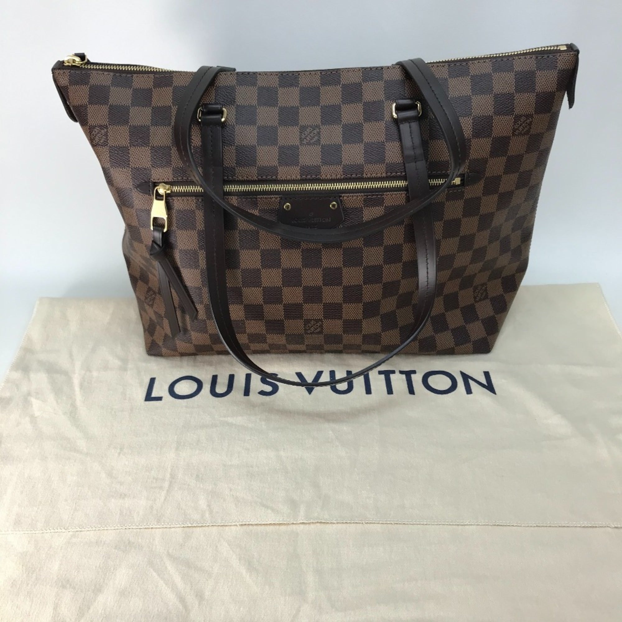 Louis Vuitton Brown Damier Canvas Ebene Damier Canvas Shoulder Bag Tote Bag (Pre-Owned)