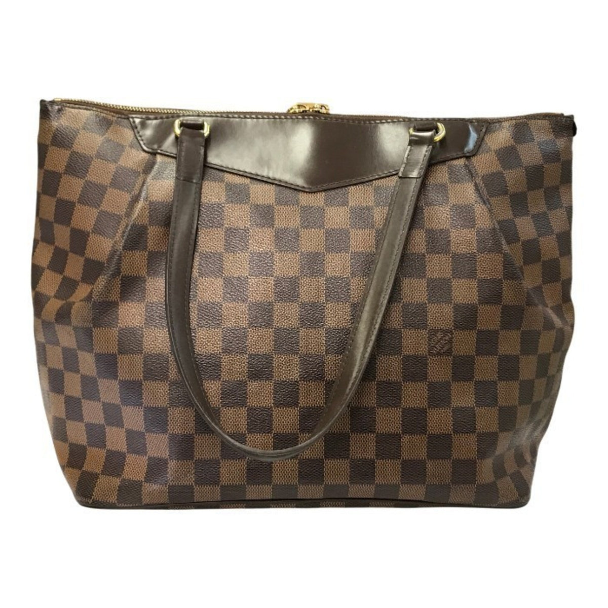 Louis Vuitton Brown Damier Canvas Tote Bag (Pre-Owned)