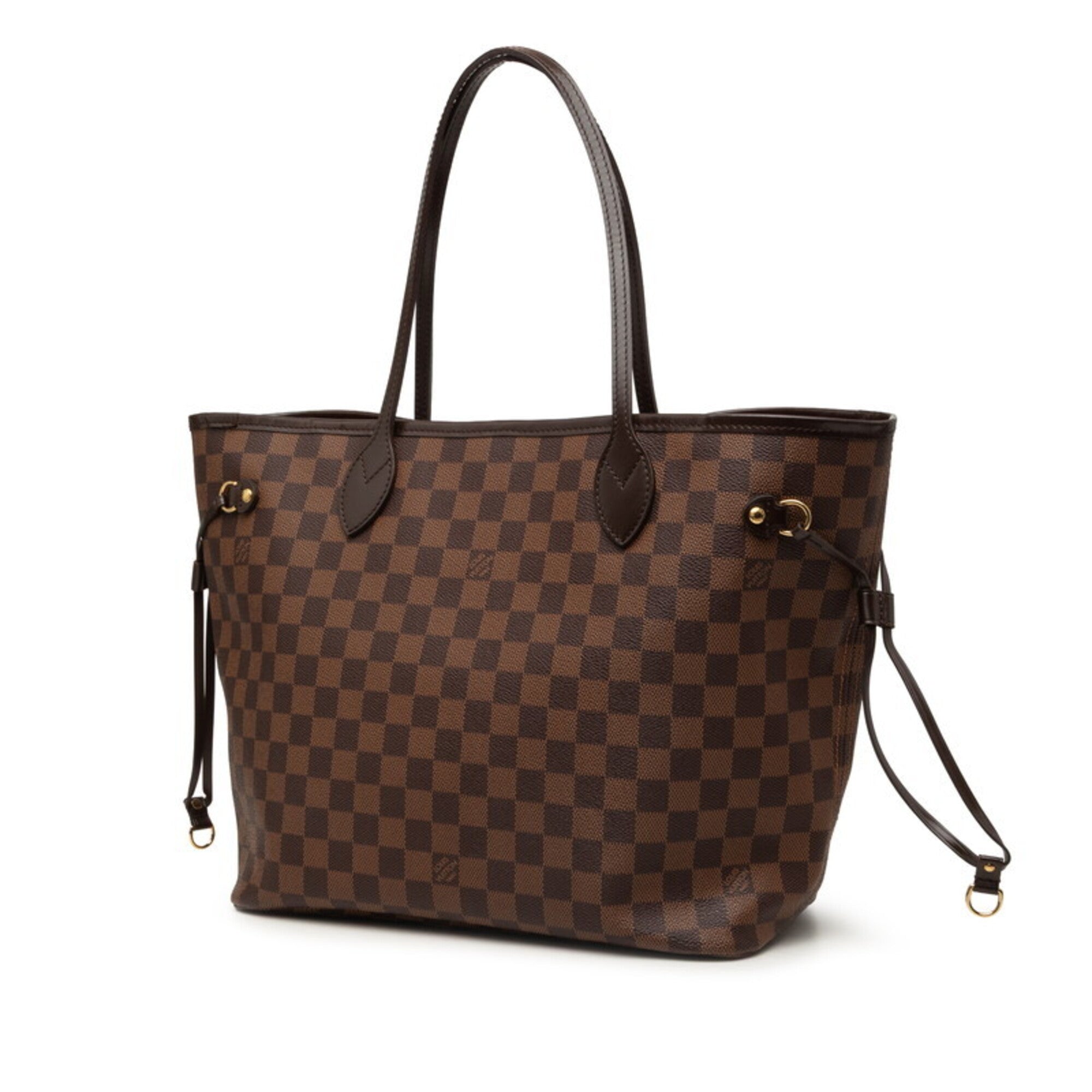 Louis Vuitton Damier Brown Ebene Pvc Leather Shoulder Bag Tote Bag (Pre-Owned)