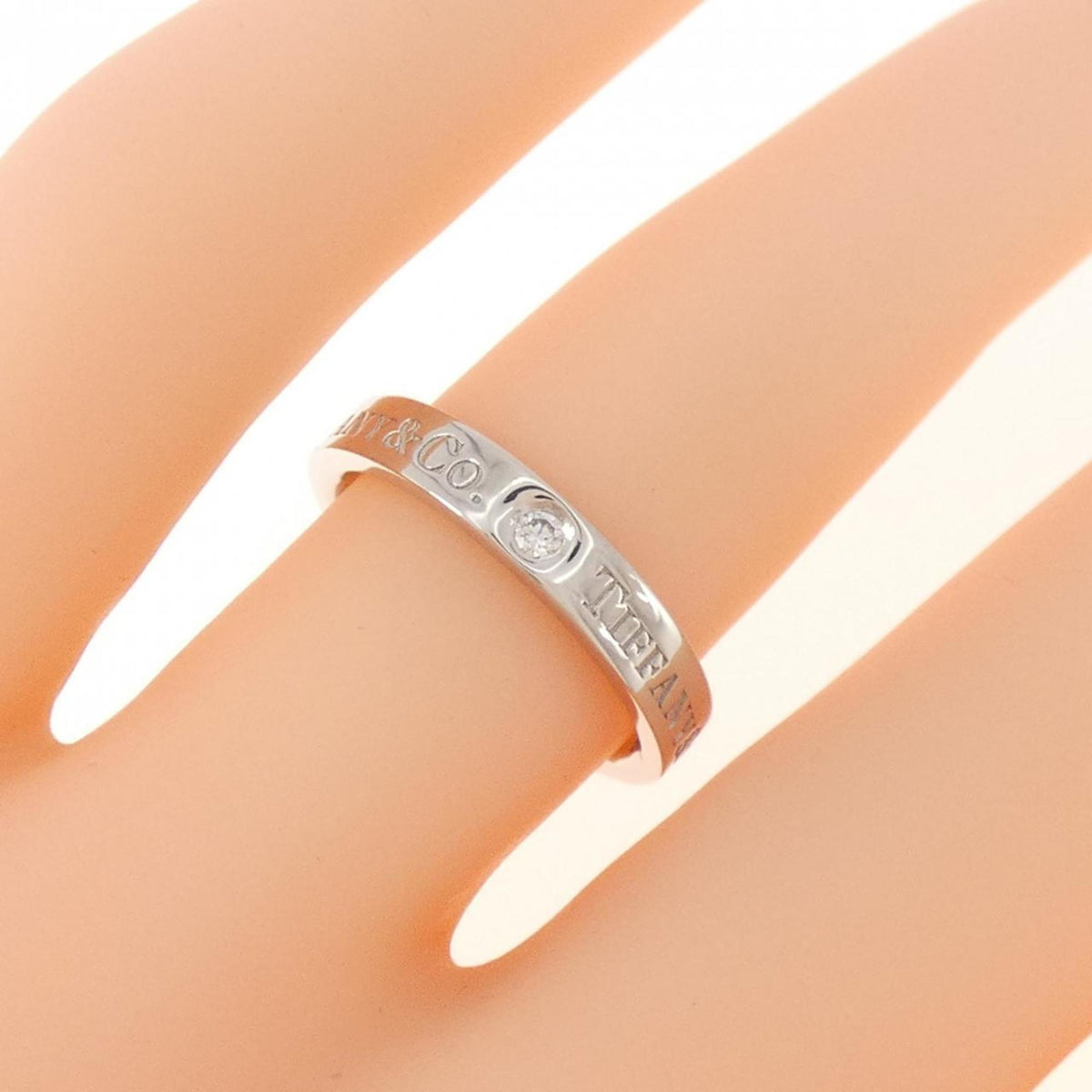 Tiffany Platinum Band Ring (Pre-Owned)