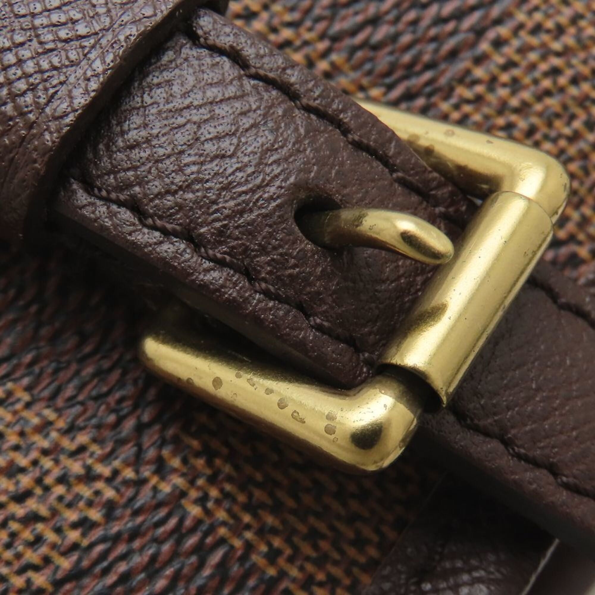 Louis Vuitton Ebene Damier Canvas Shoulder Bag (Pre-Owned)