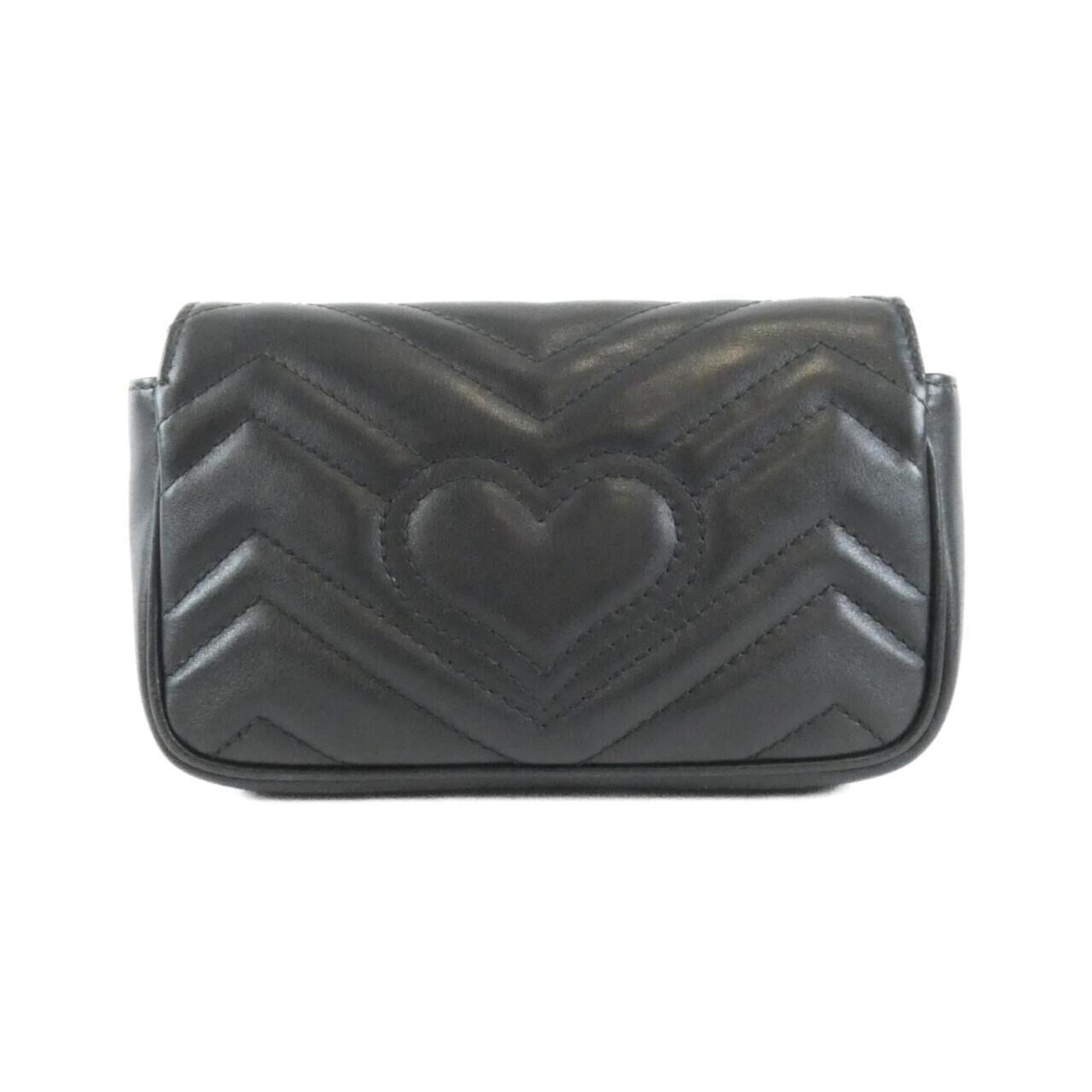 Gucci Black Leather Shoulder Bag (Pre-Owned)