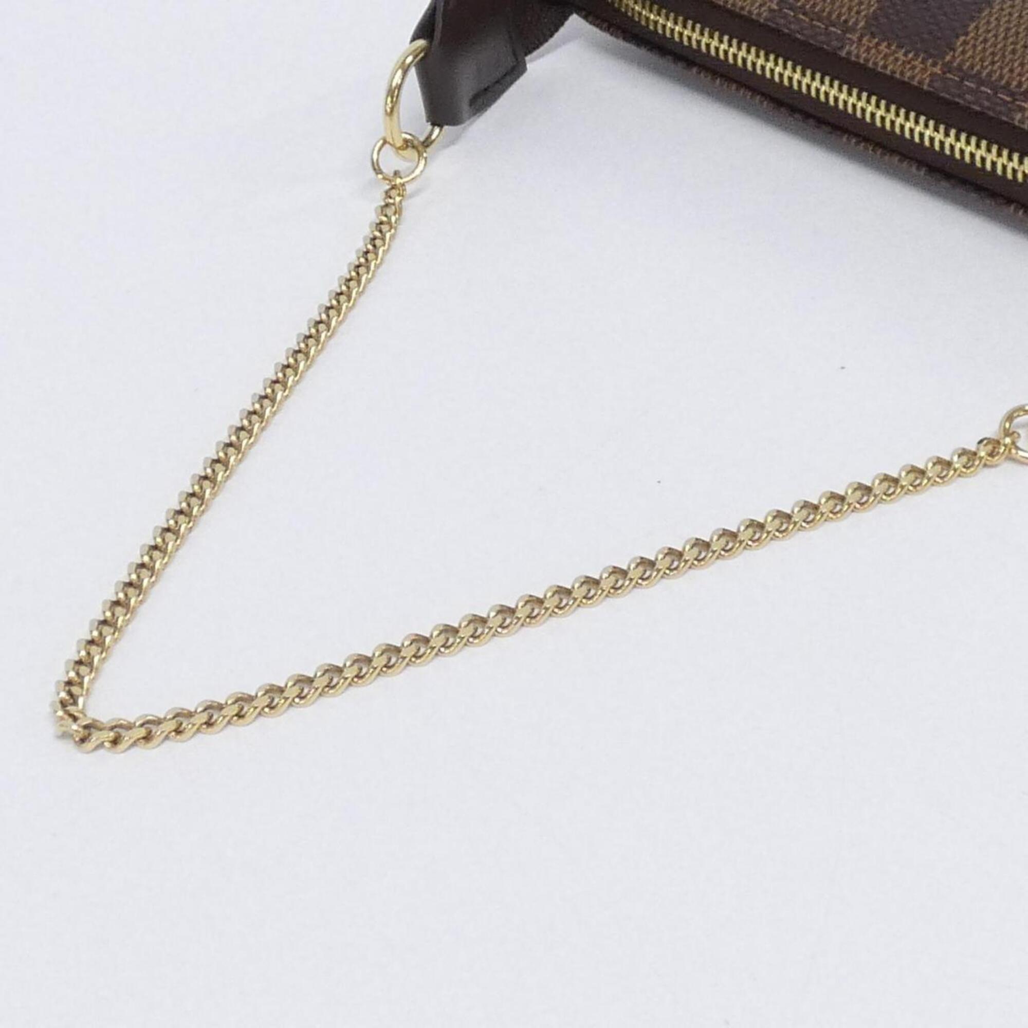 Louis Vuitton Ebene Coated Canvas Pochette Pouch (Pre-Owned)